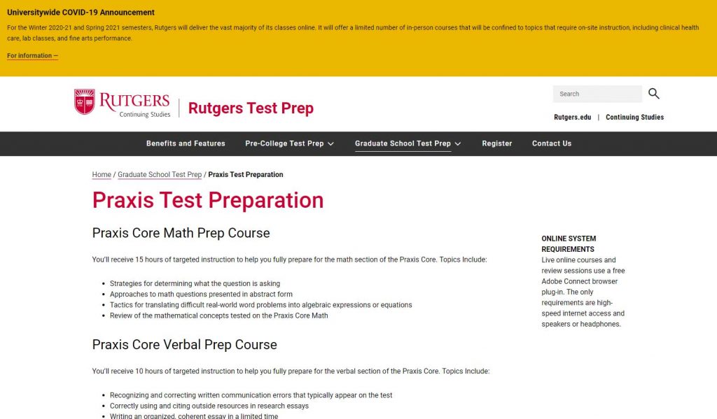 Rutgers-Test-Prep-PRAXIS