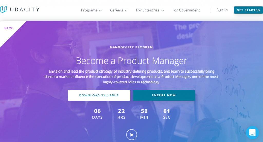 Become a Product Manager Nanodegree on Udacity