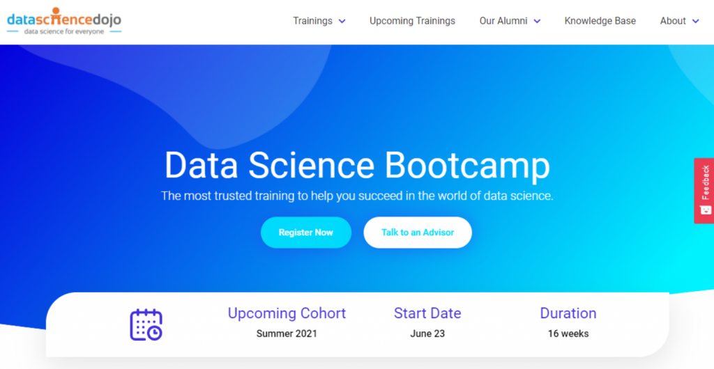 Data Science Bootcamp Data Science Dojo