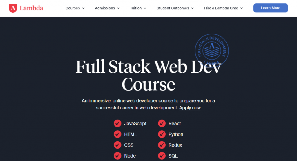 Full Stack Web Dev Course Lambda School
