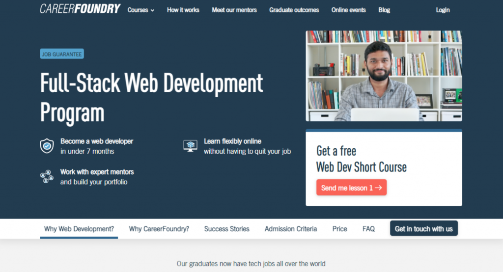 Full-Stack Web Development Program CareerFoundry