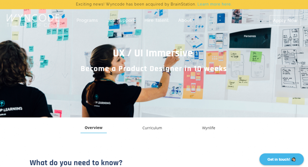 UX UI Immersive Course by Wyncode