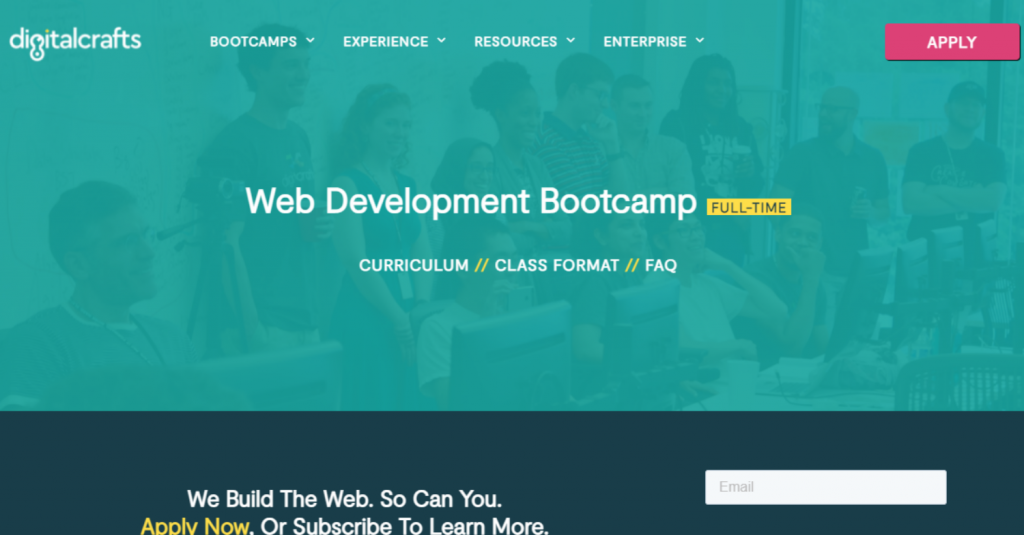 Web Development Bootcamp by DigitalCrafts