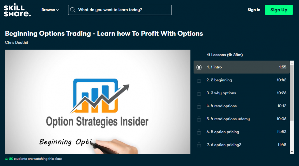 Beginning Options Trading – Learn How to Profit with Options on Skillshare