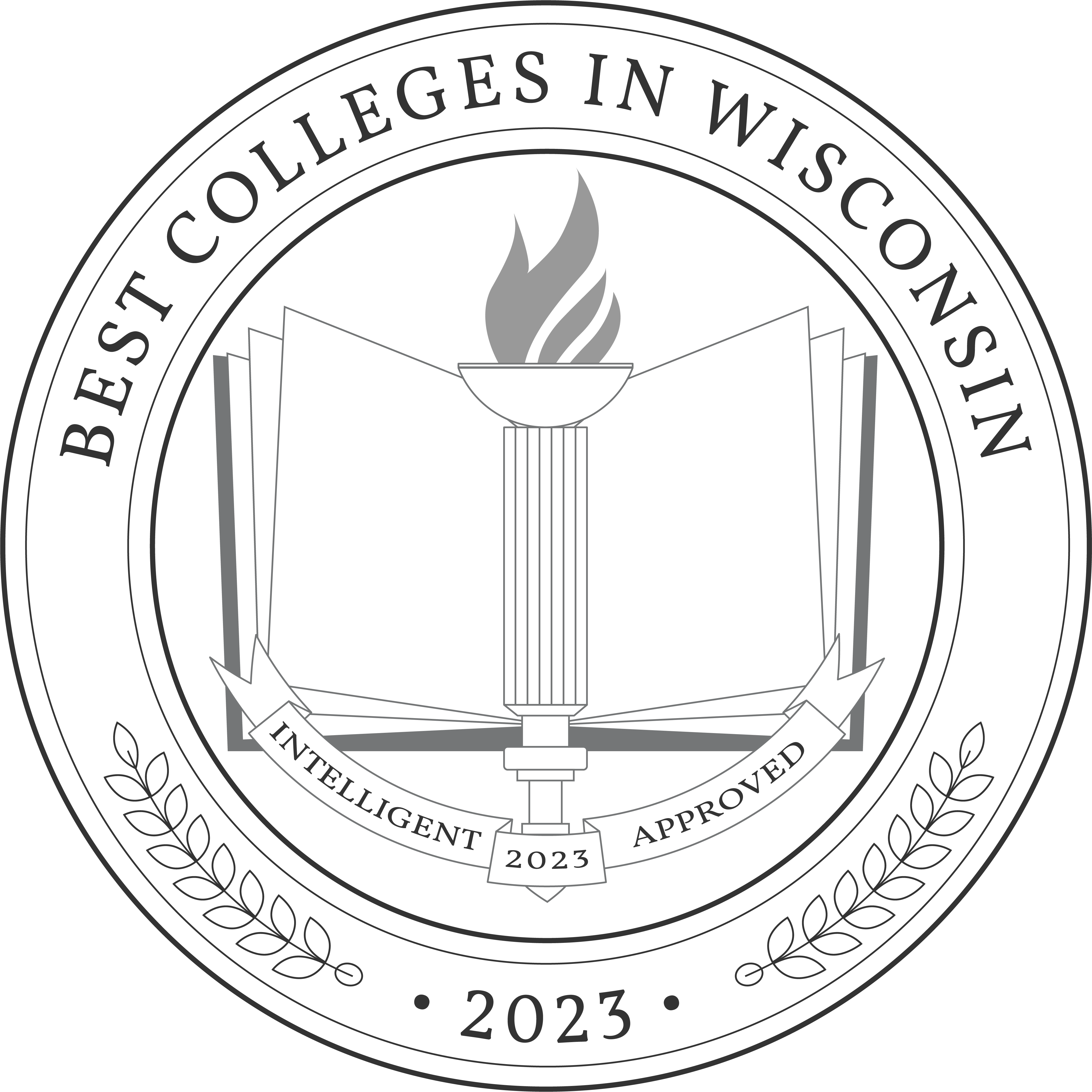 Best Colleges in Wisconsin 2023 Badge
