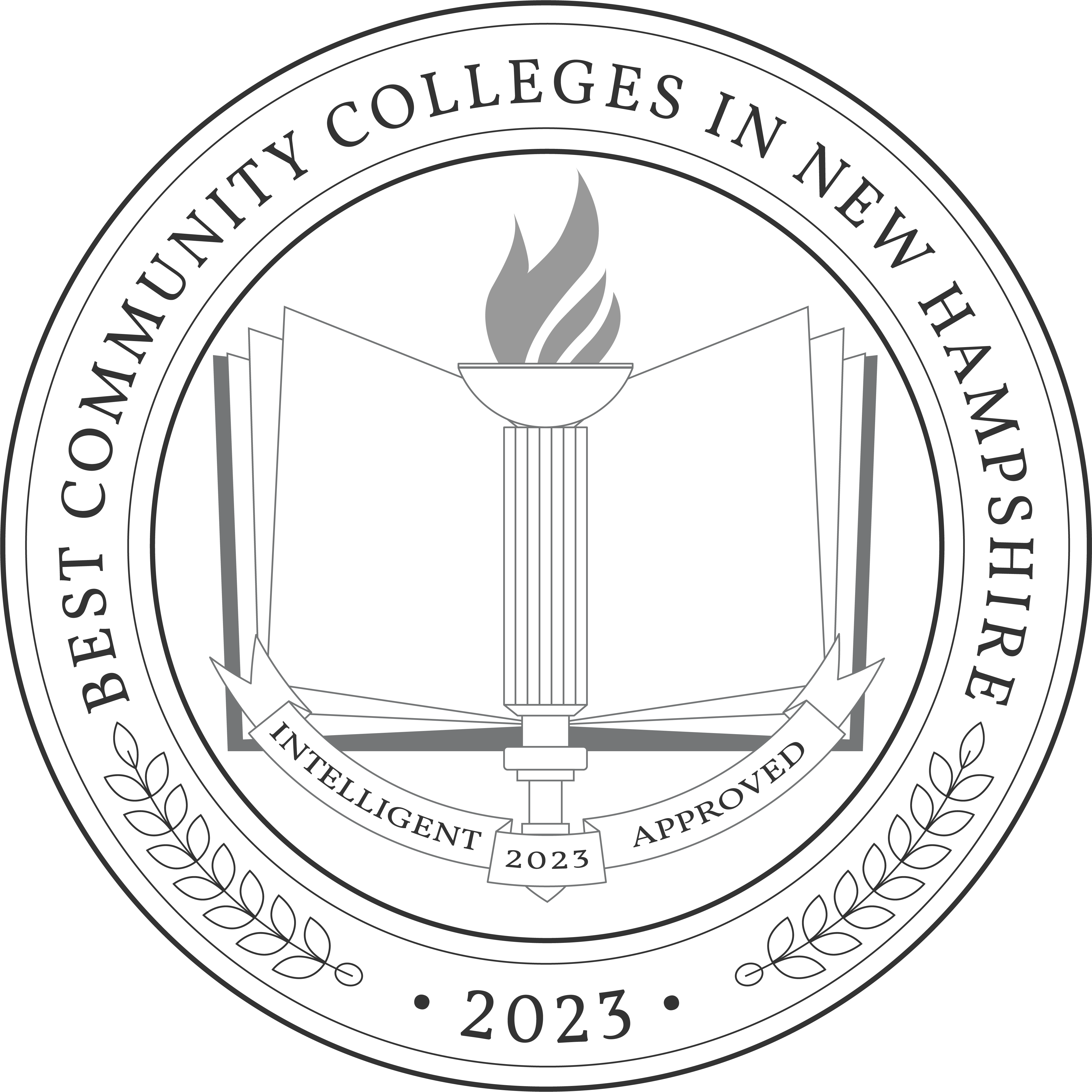 Best Community Colleges In New Hampshire Badge 2023