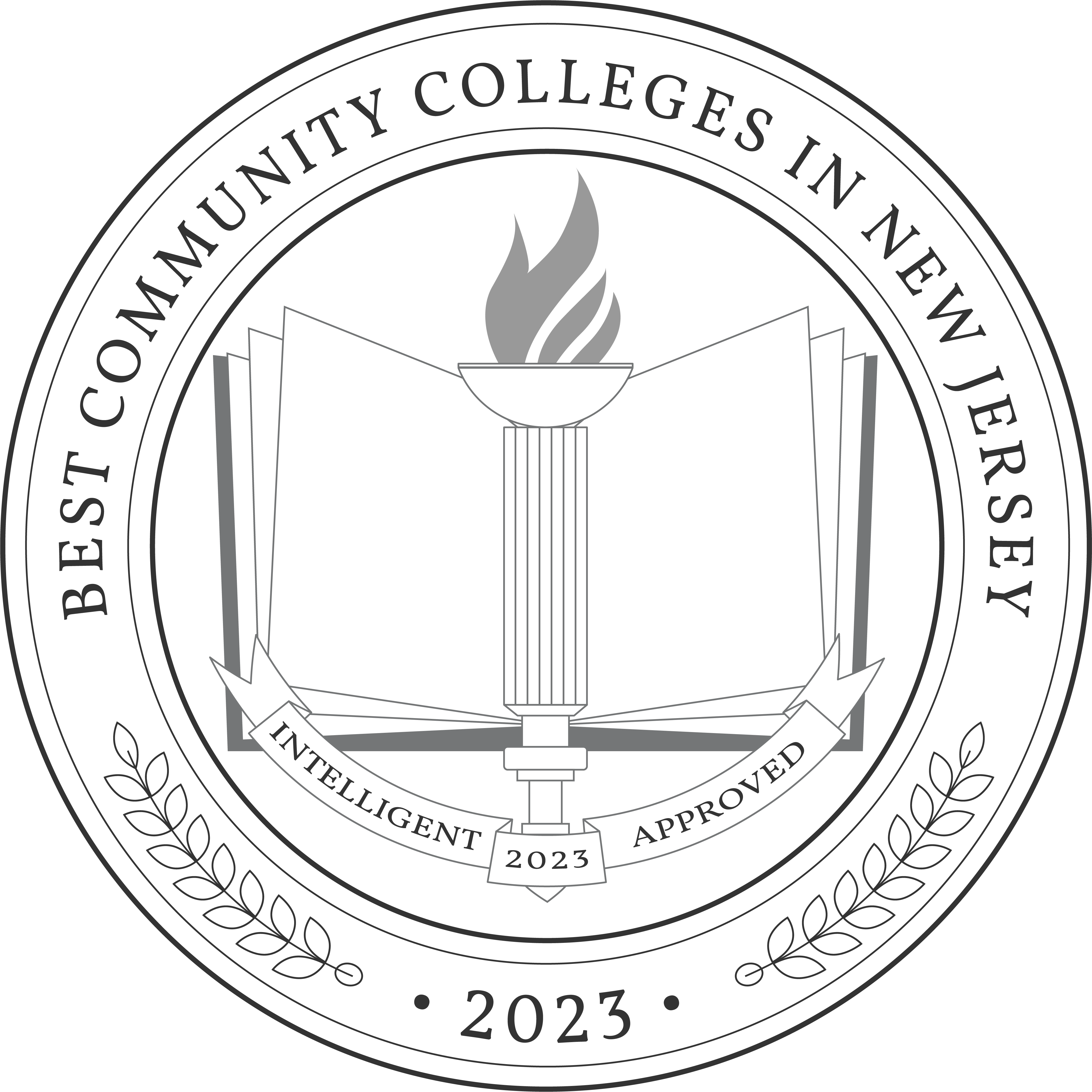 Best Community Colleges In New Jersey Badge 2023