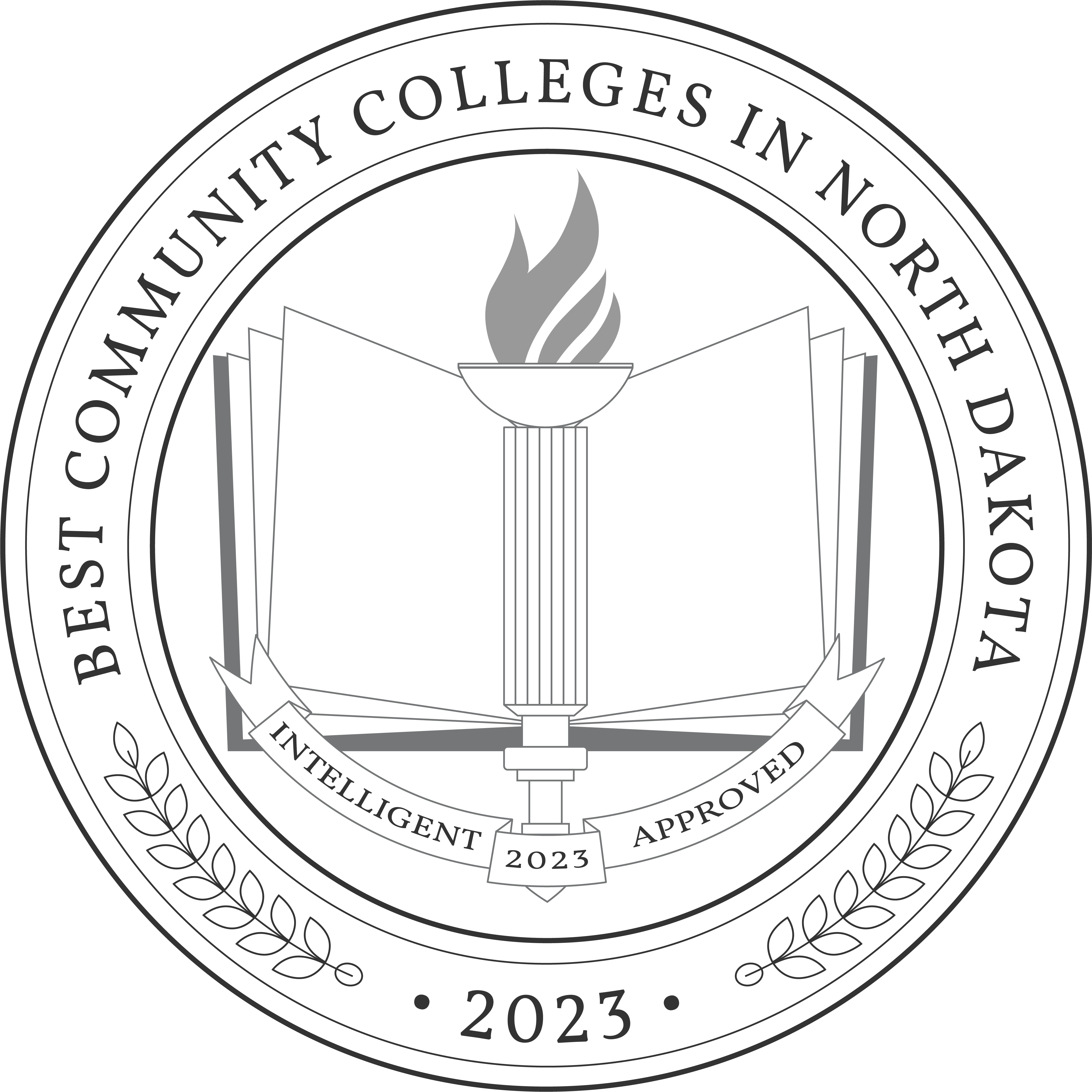 Best Community Colleges In North Dakota Badge 2023