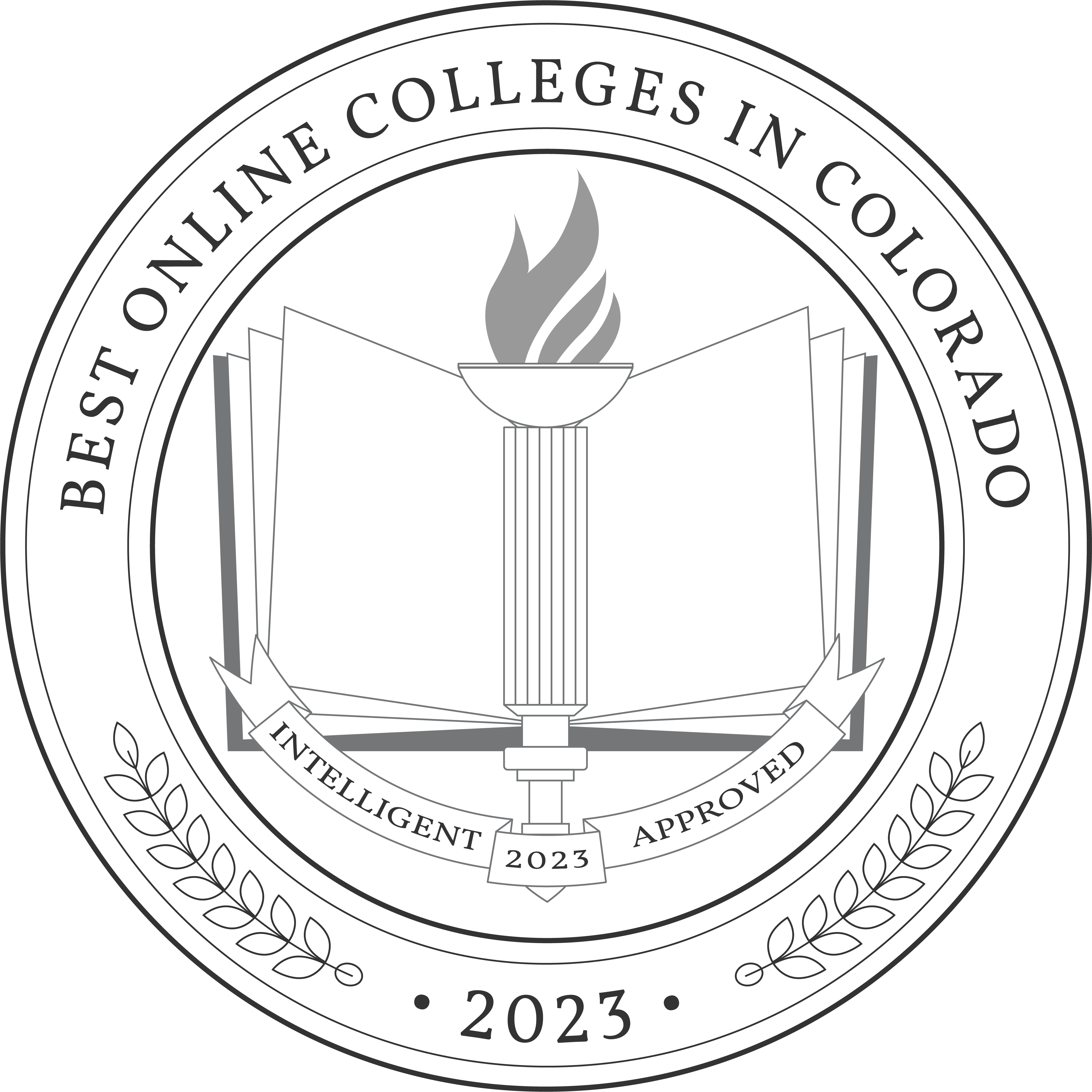 Best Online Colleges in Colorado Badge 2023