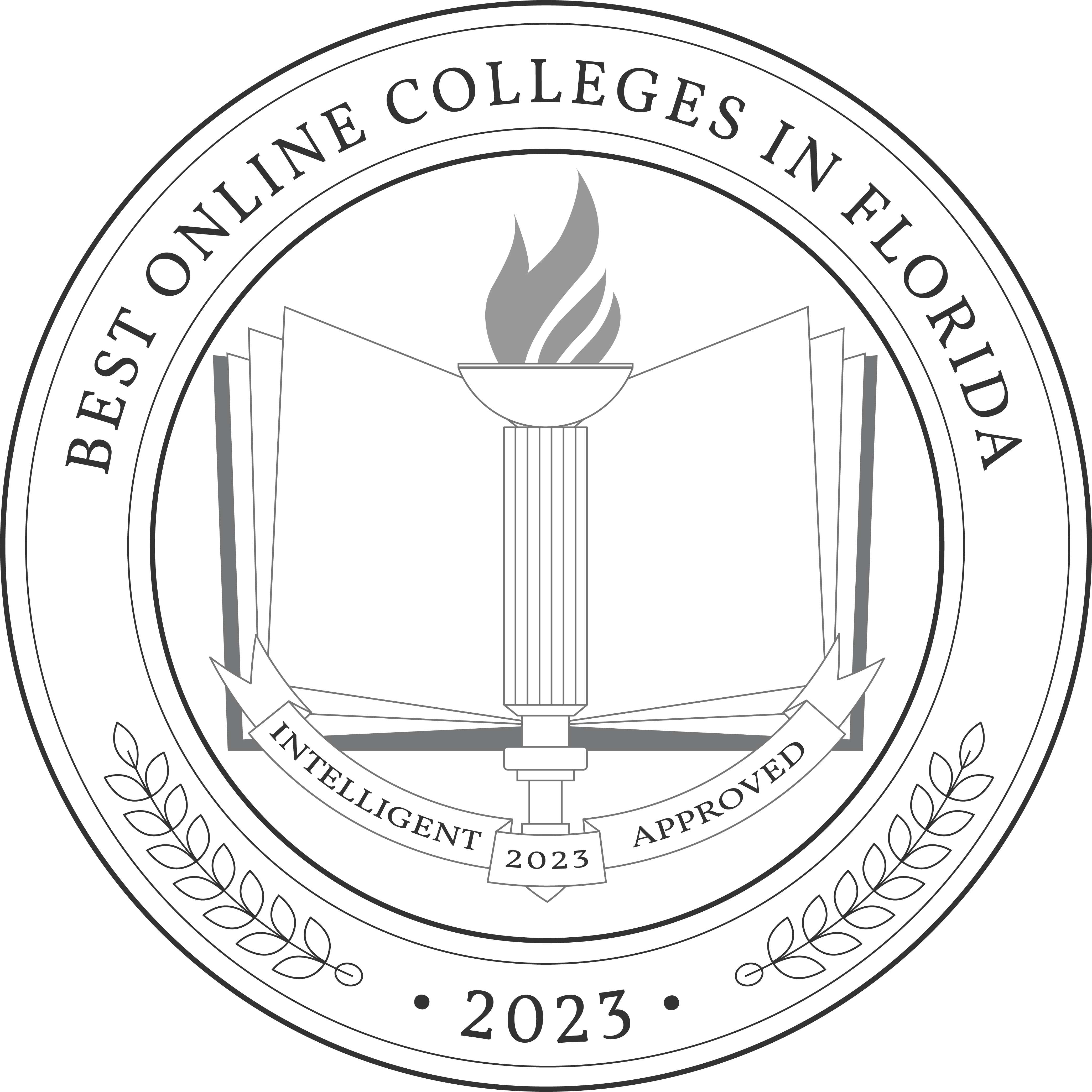 Best Online Colleges in Florida Badge 2023