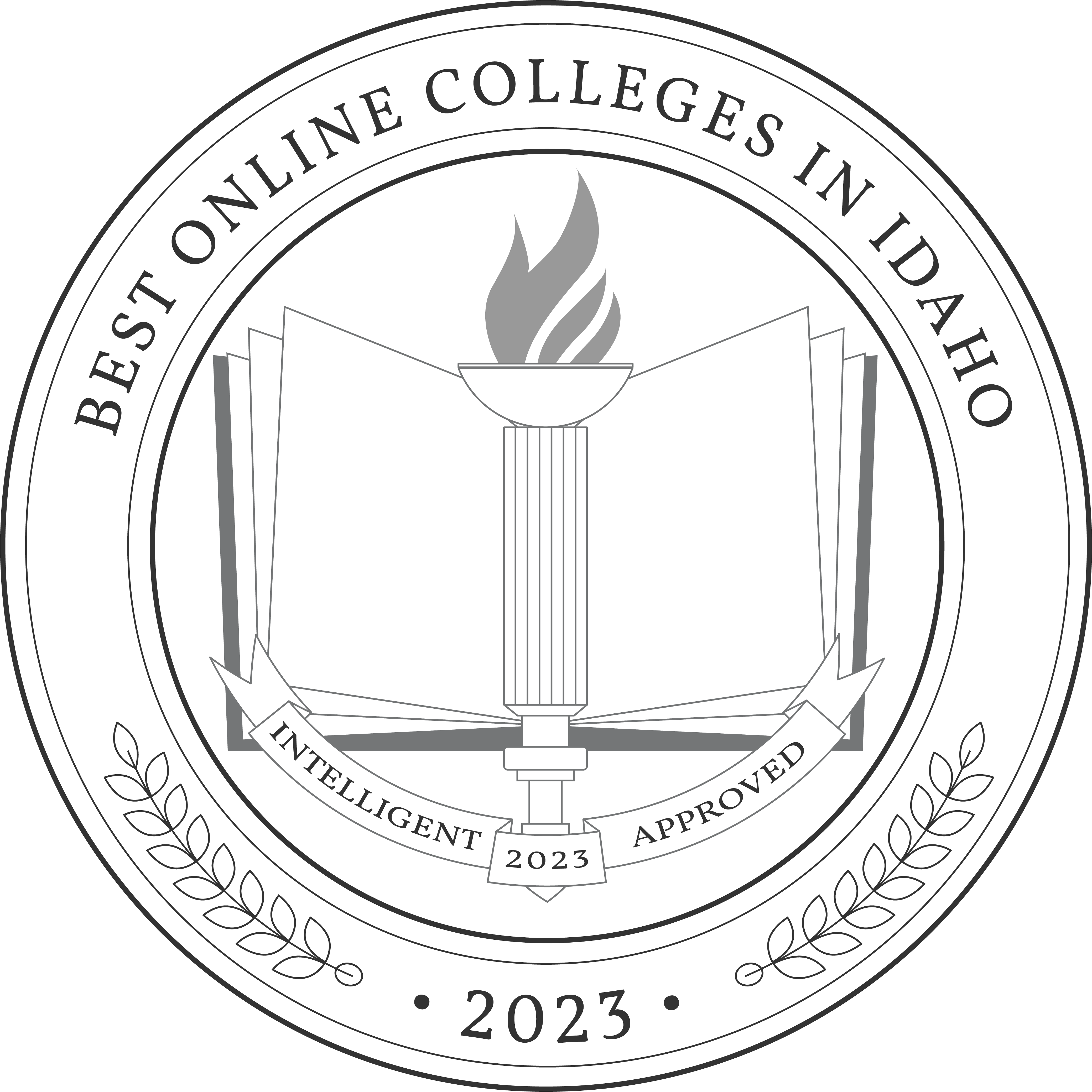Best Online Colleges in Idaho Badge 2023