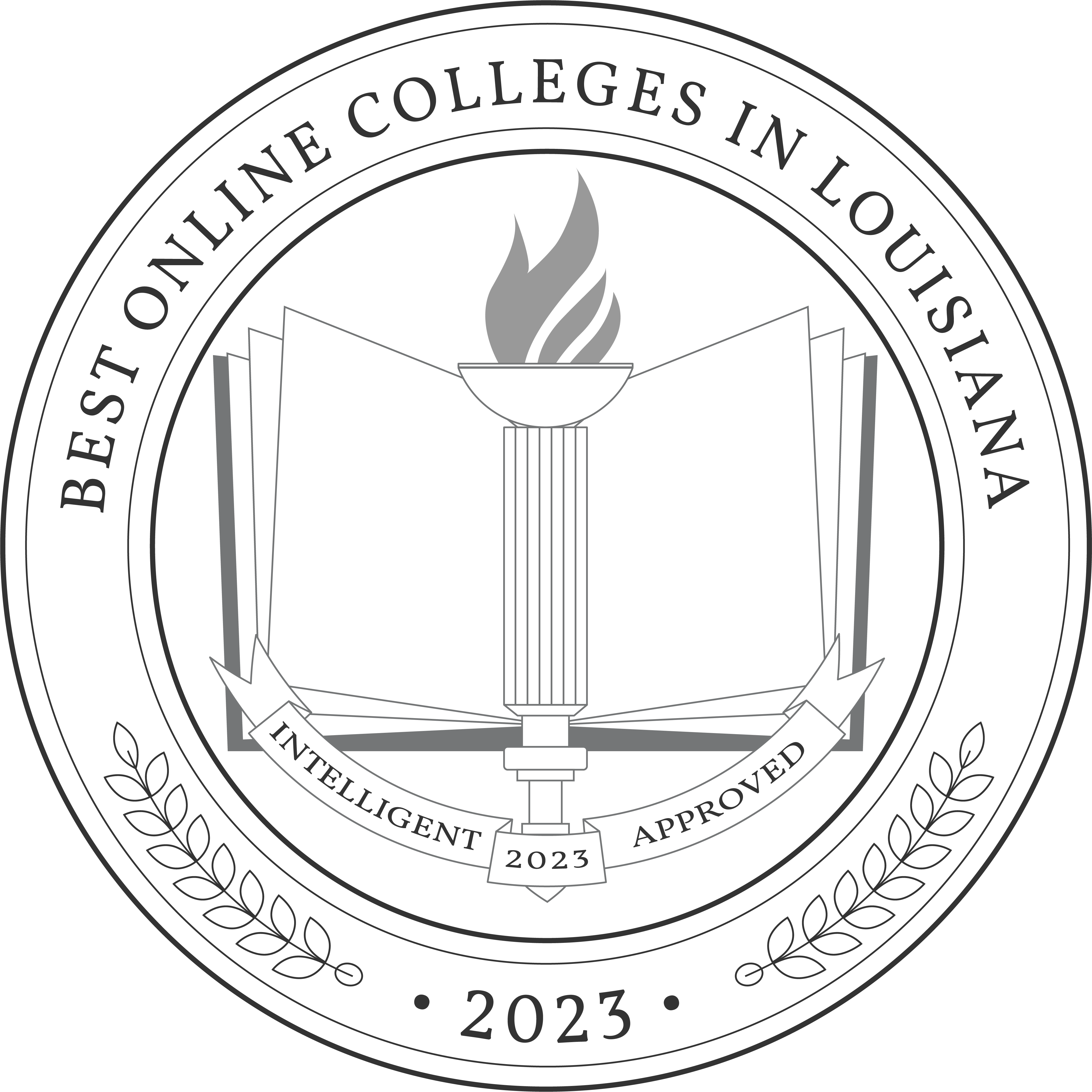 Best Online Colleges in Louisiana Badge 2023