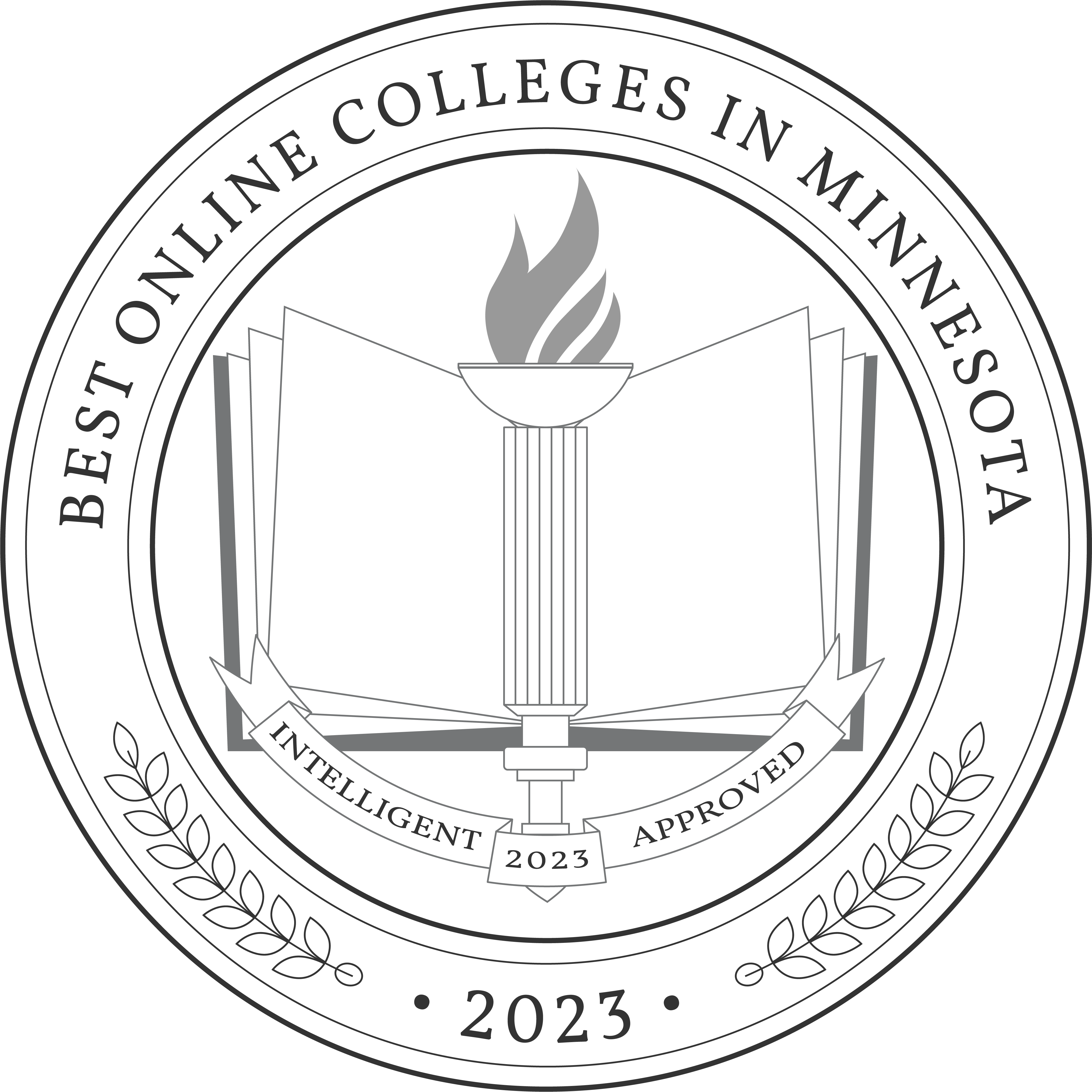 Best Online Colleges in Minnesota Badge 2023