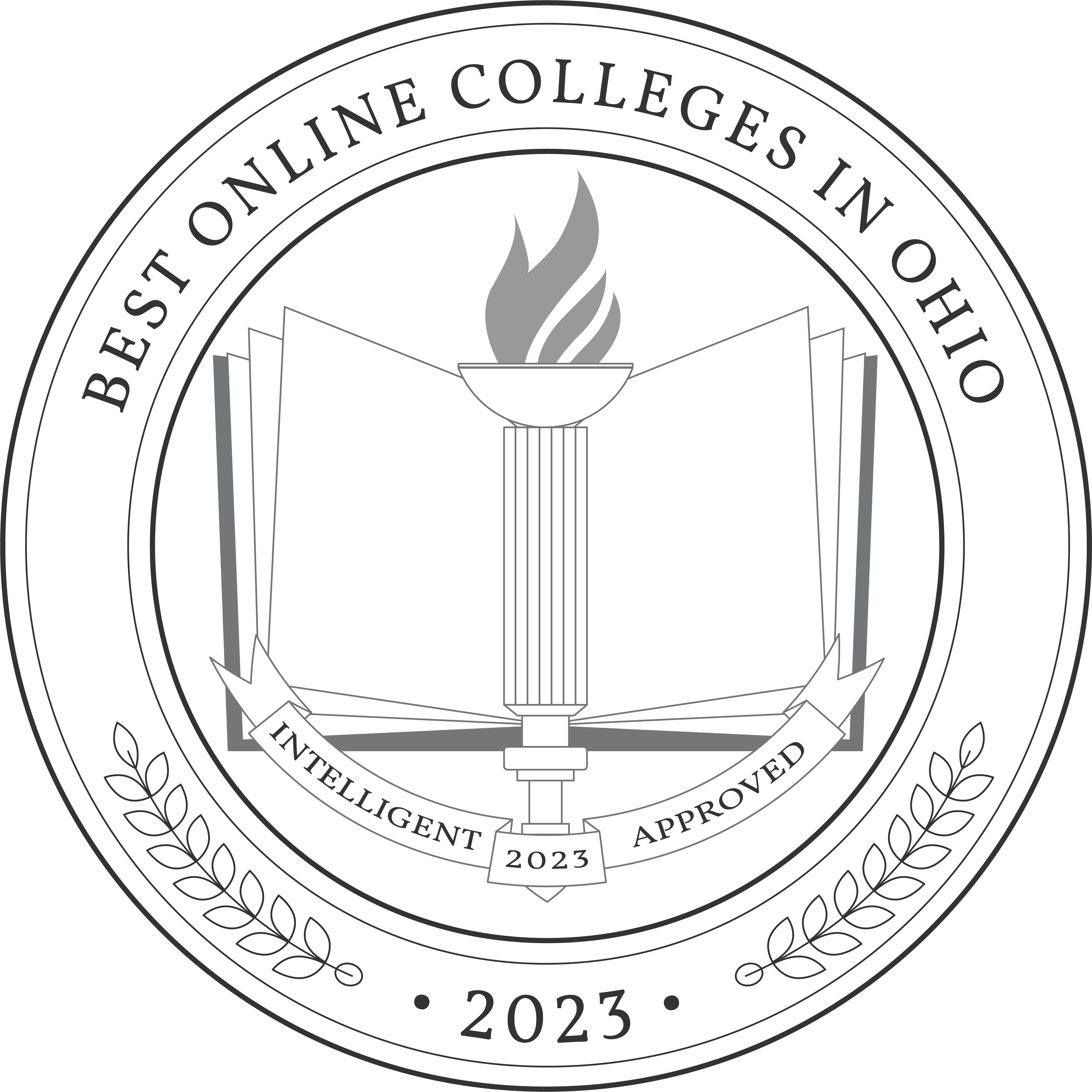 Best Online Colleges in Ohio Badge 2023