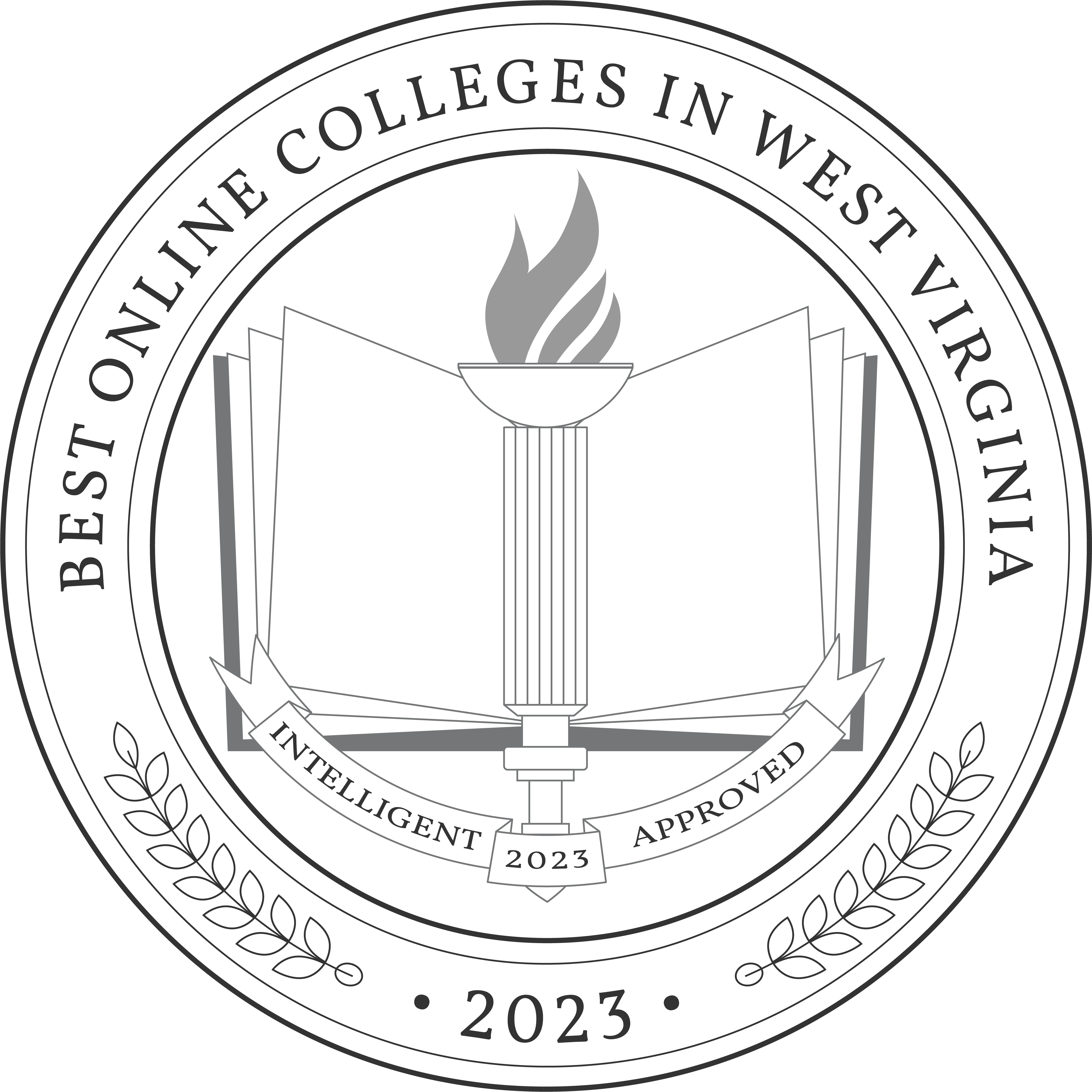 Best Online Colleges in West Virginia Badge 2023