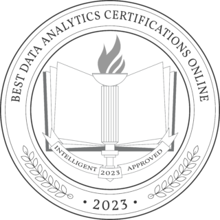 Best Data Analytics Certifications Online badge