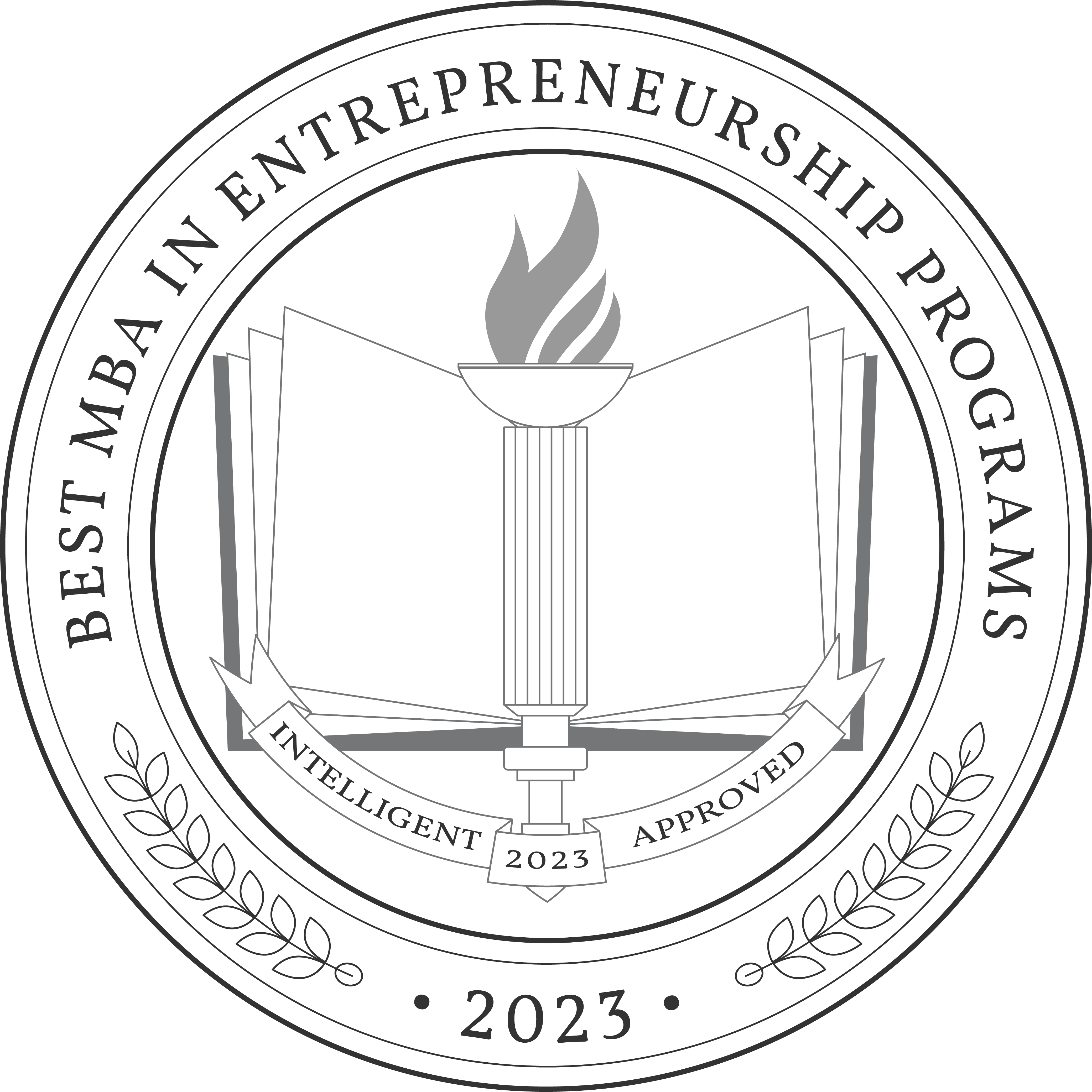 Best MBA in Entrepreneurship Programs badge