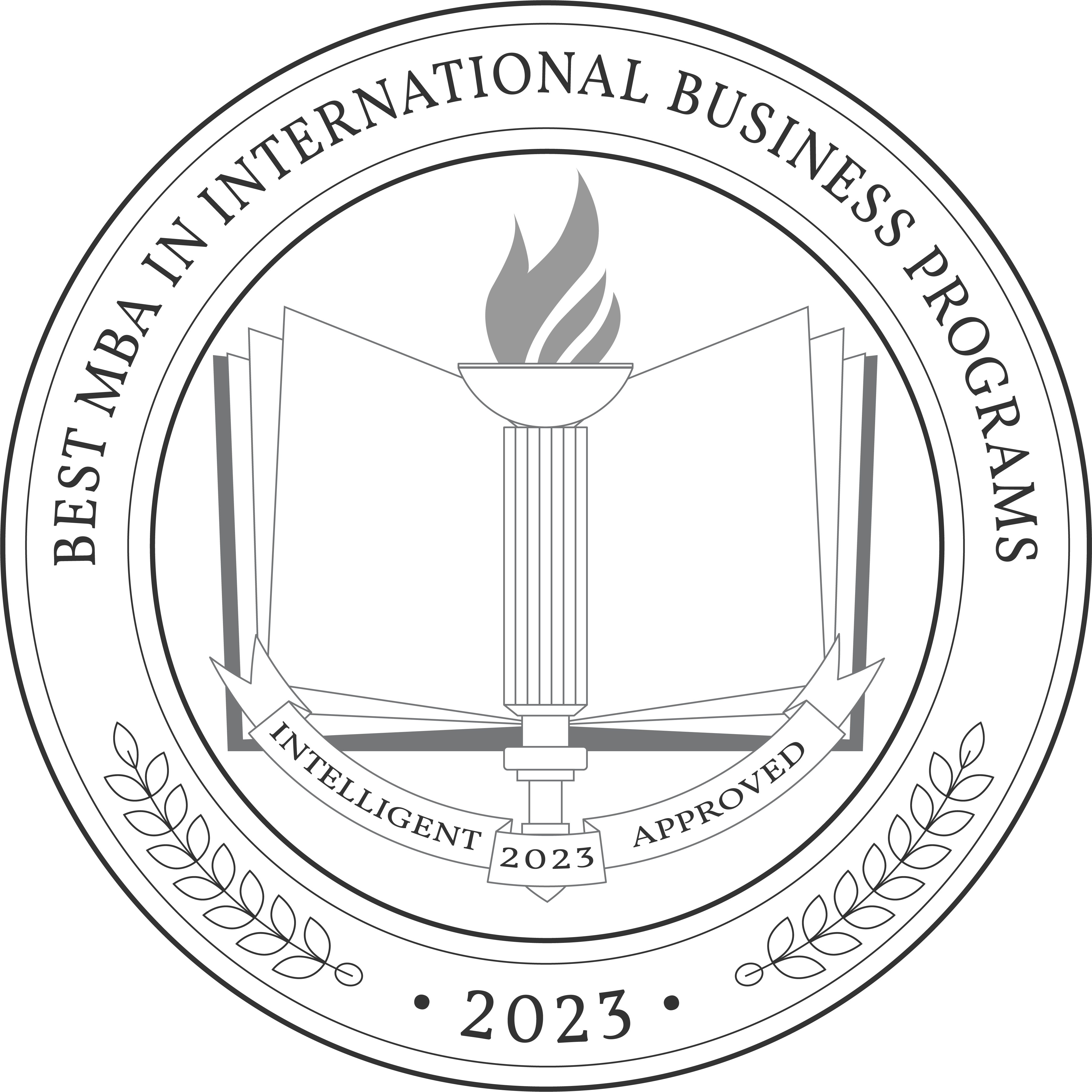 Best MBA in International Business Programs badge