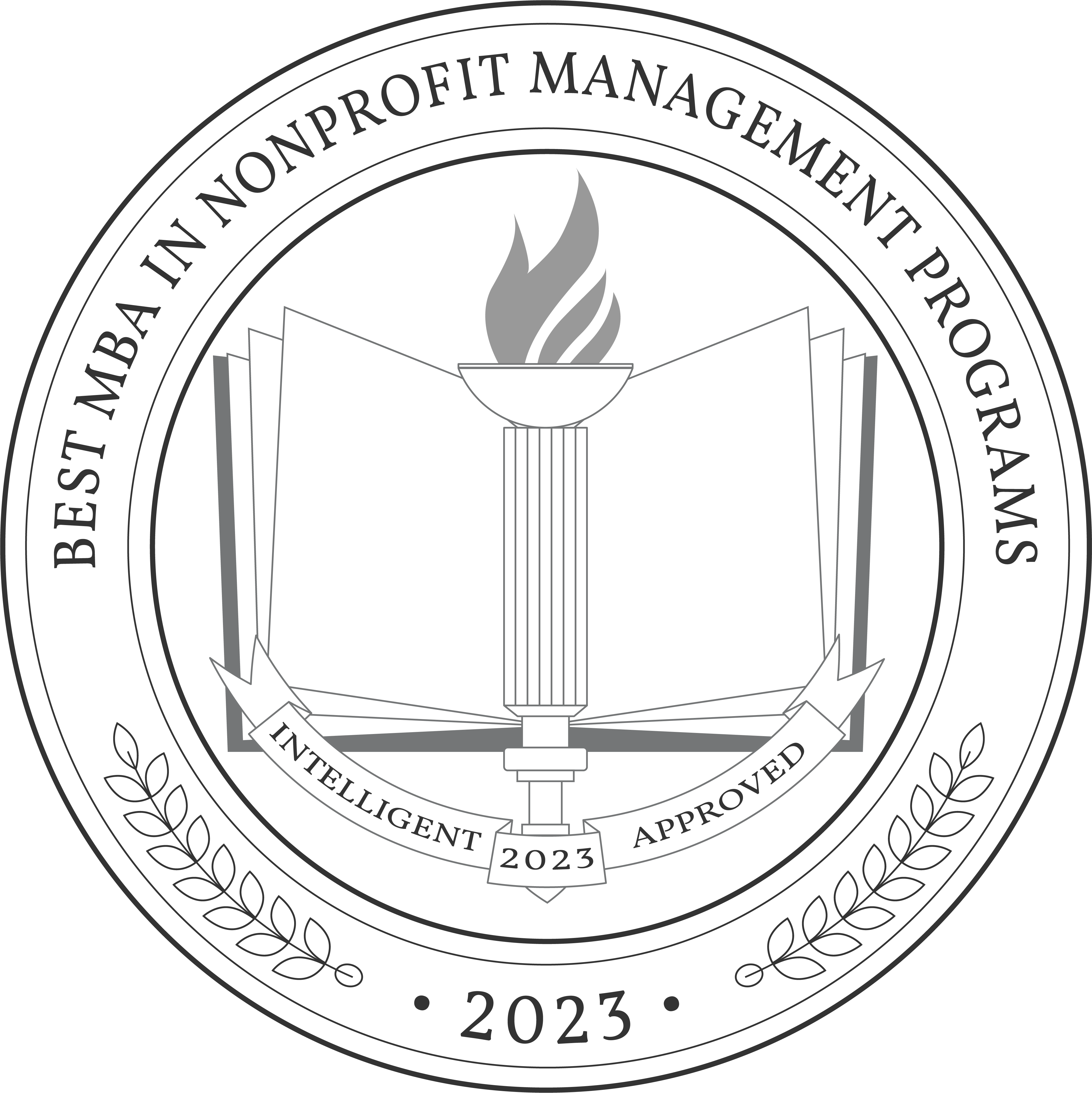 Best MBA in Nonprofit Management Programs badge