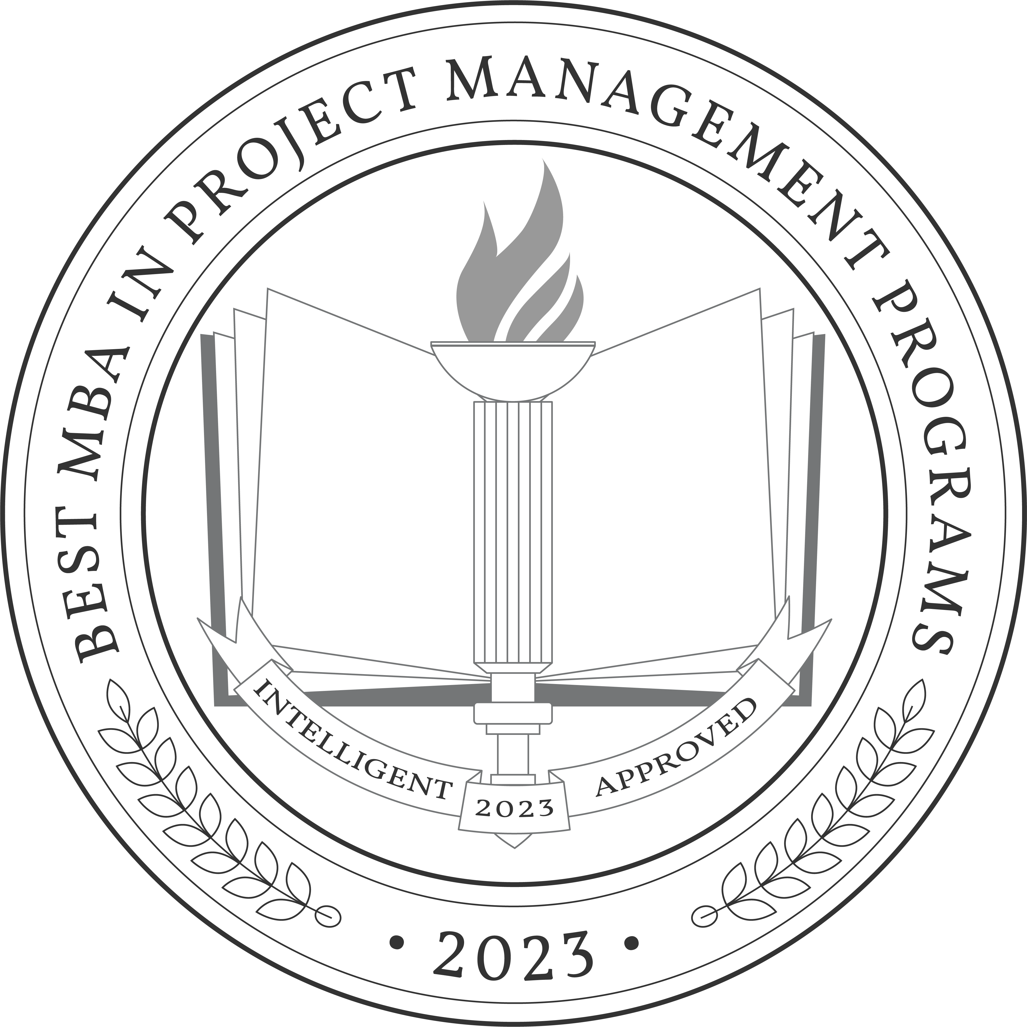 Best MBA in Project Management Programs badge