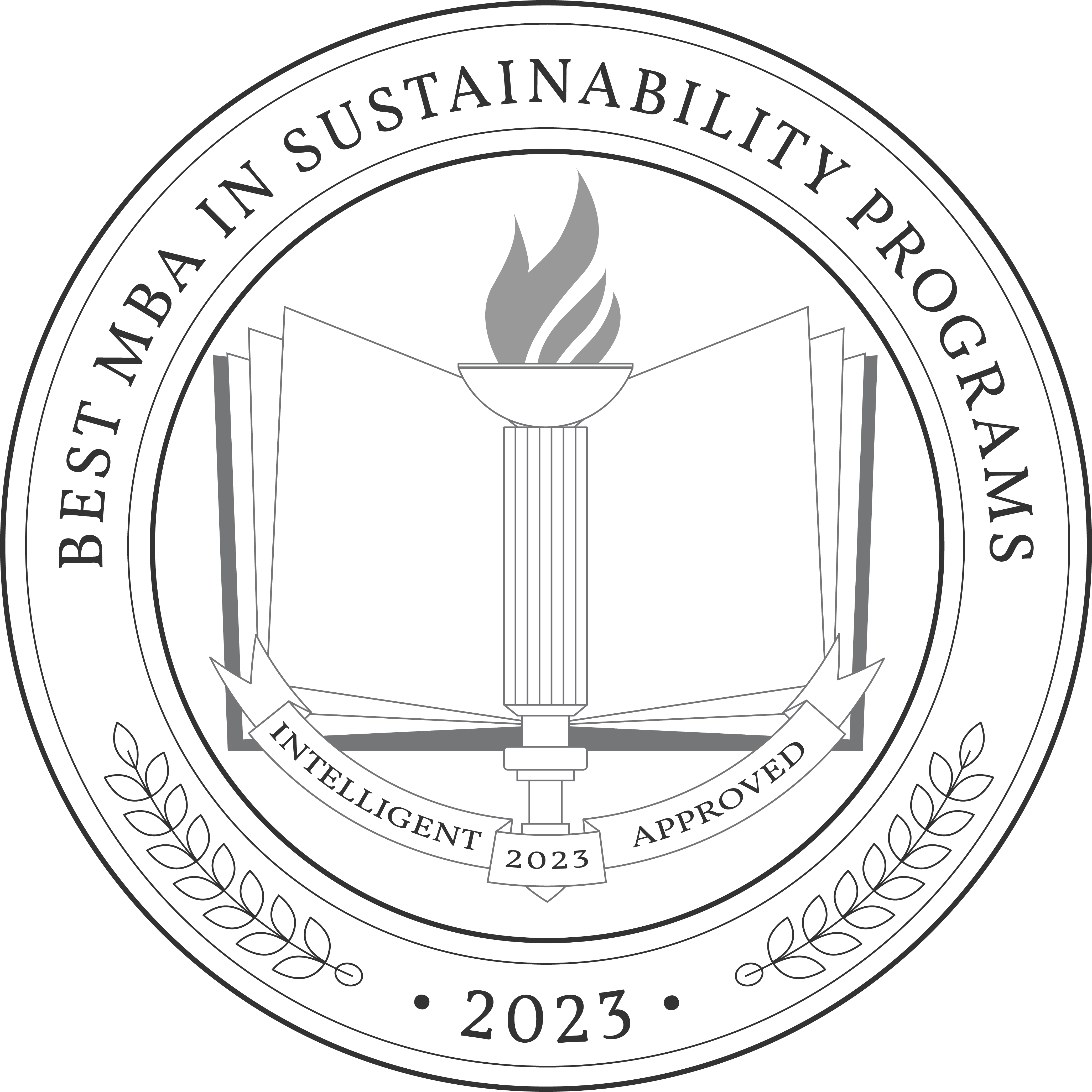 Best MBA in Sustainability Programs badge