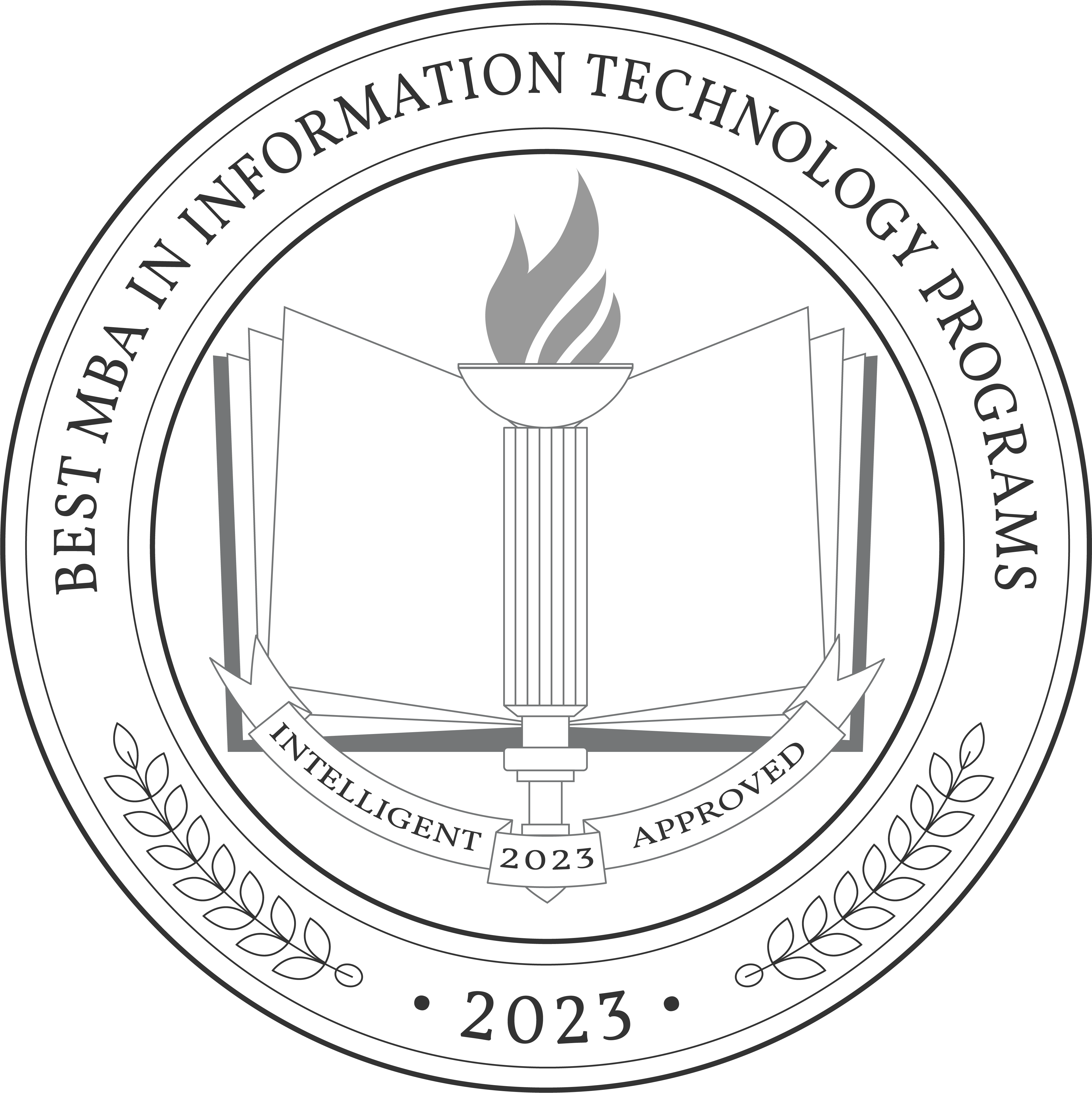 Best MBA in information Technology Programs badge