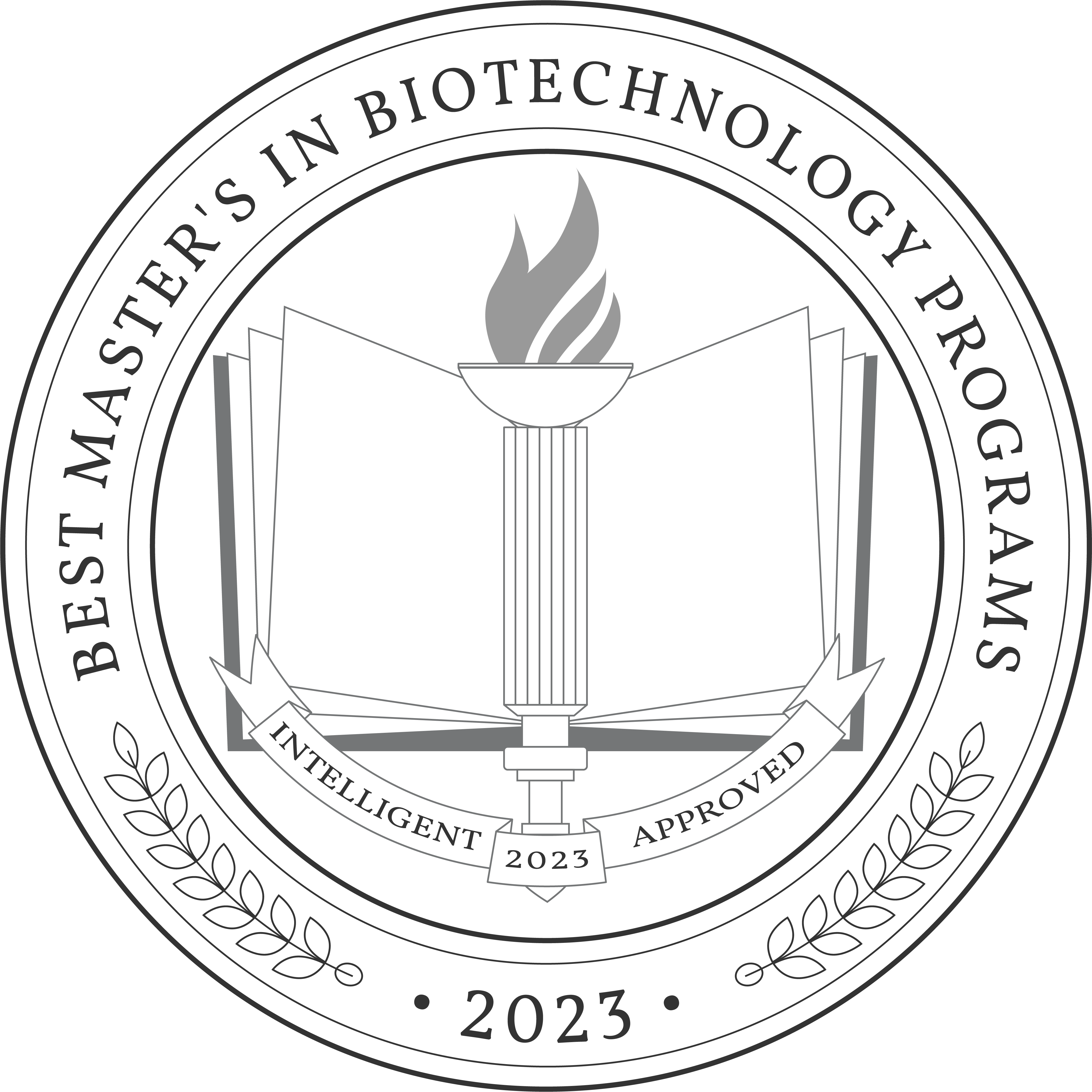 Best Master's in Biotechnology Programs badge