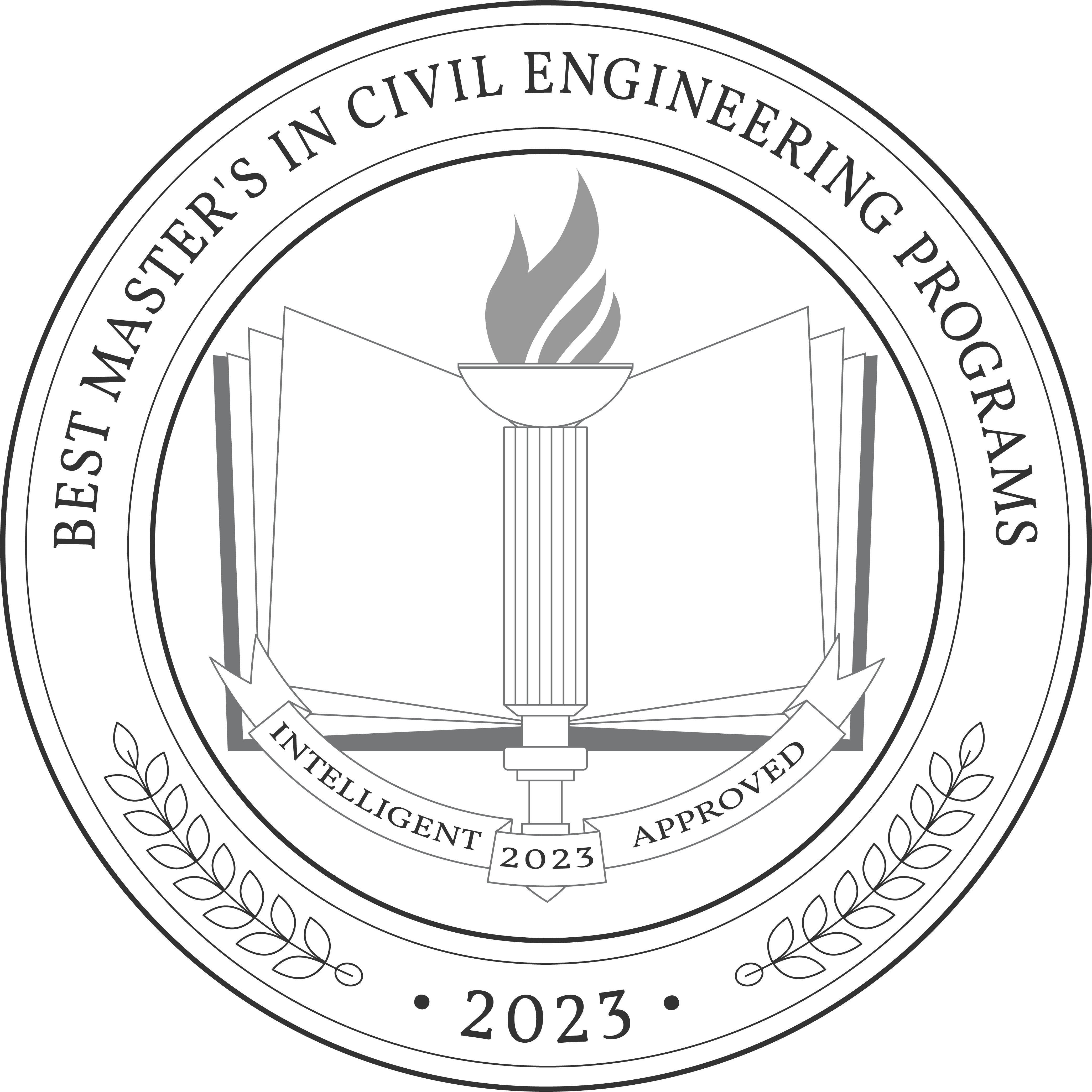 Best Master's in Civil Engineering Programs badge