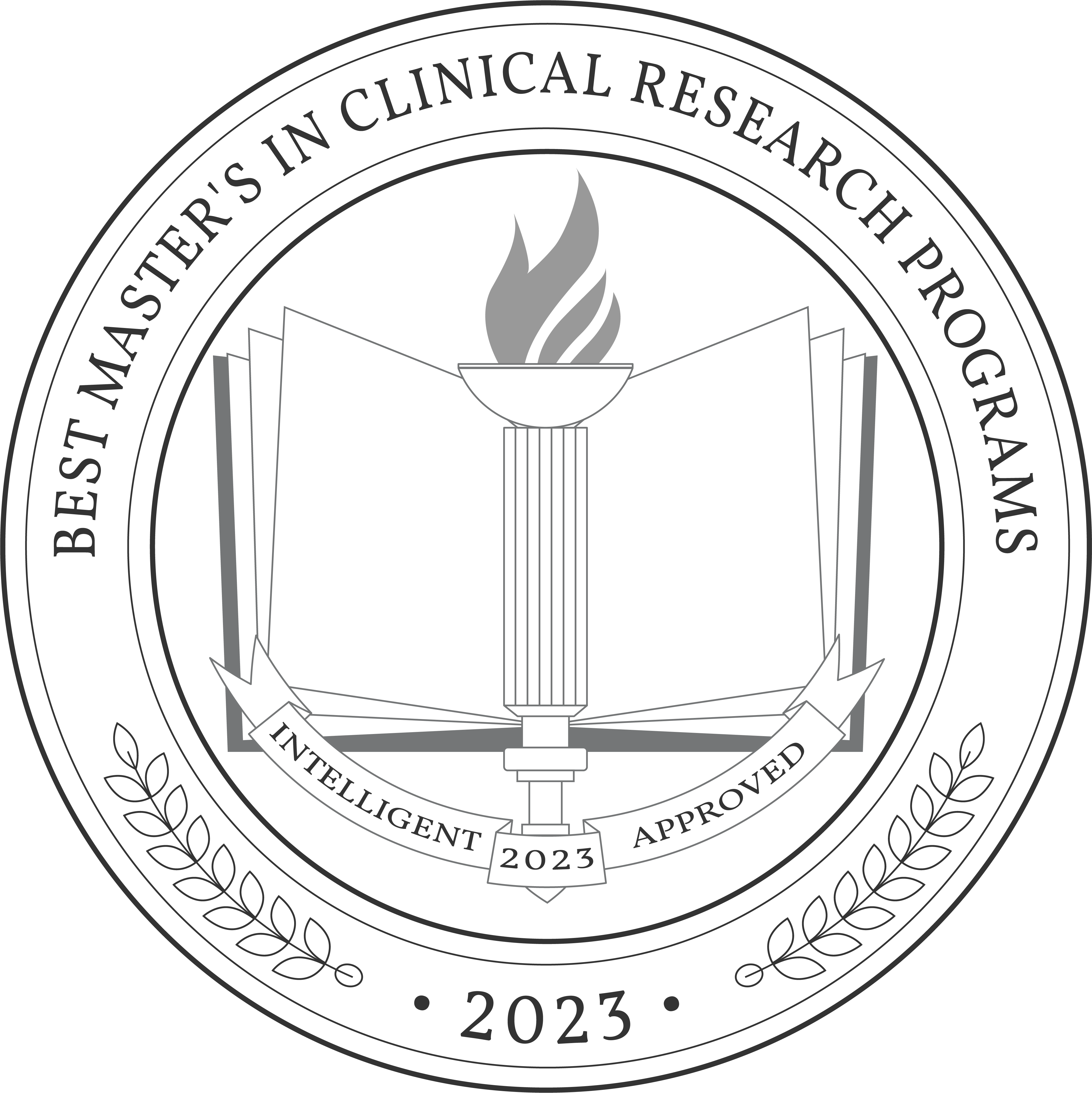 Best Master's in Clinical Research Programs badge