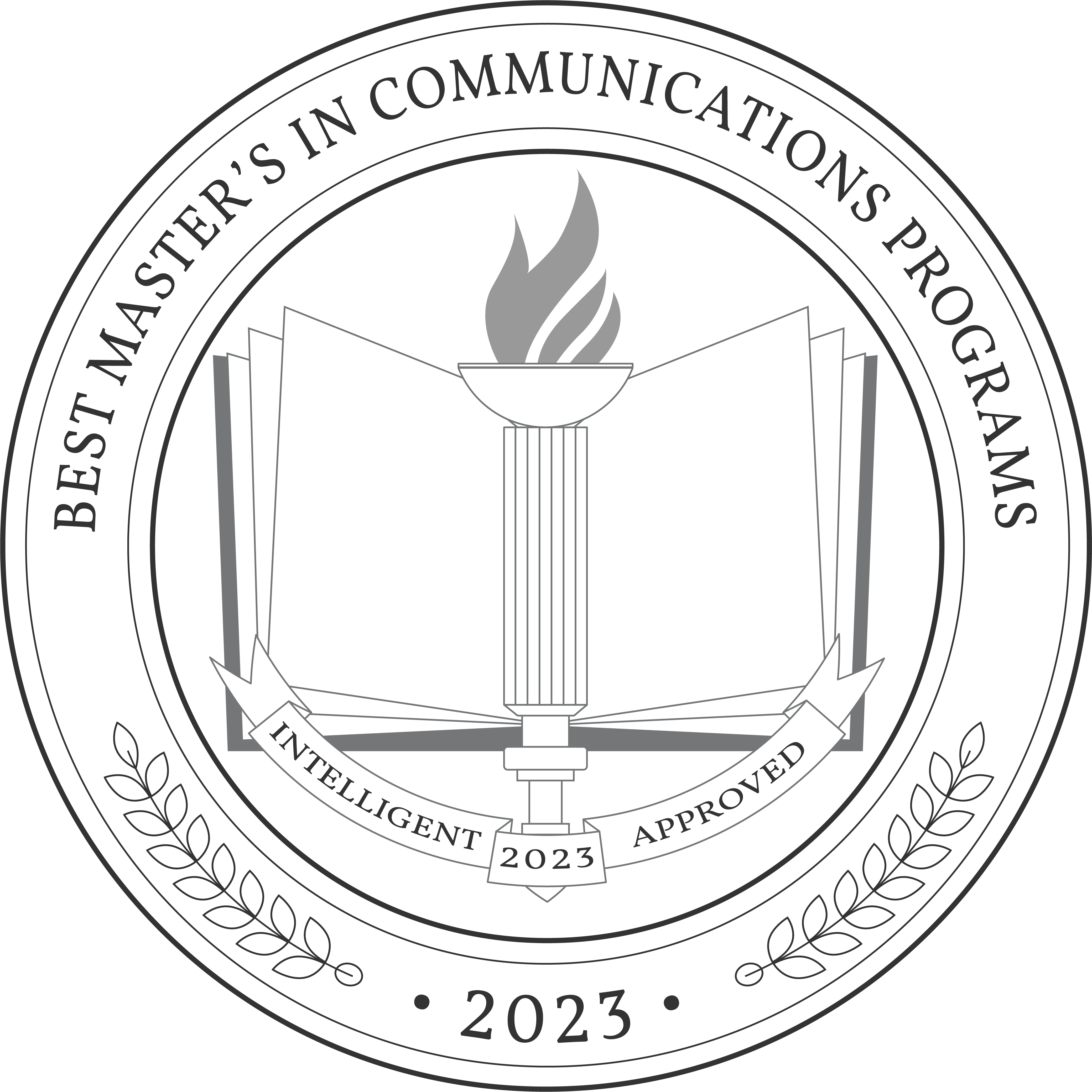 Best Master's in Communications Programs badge