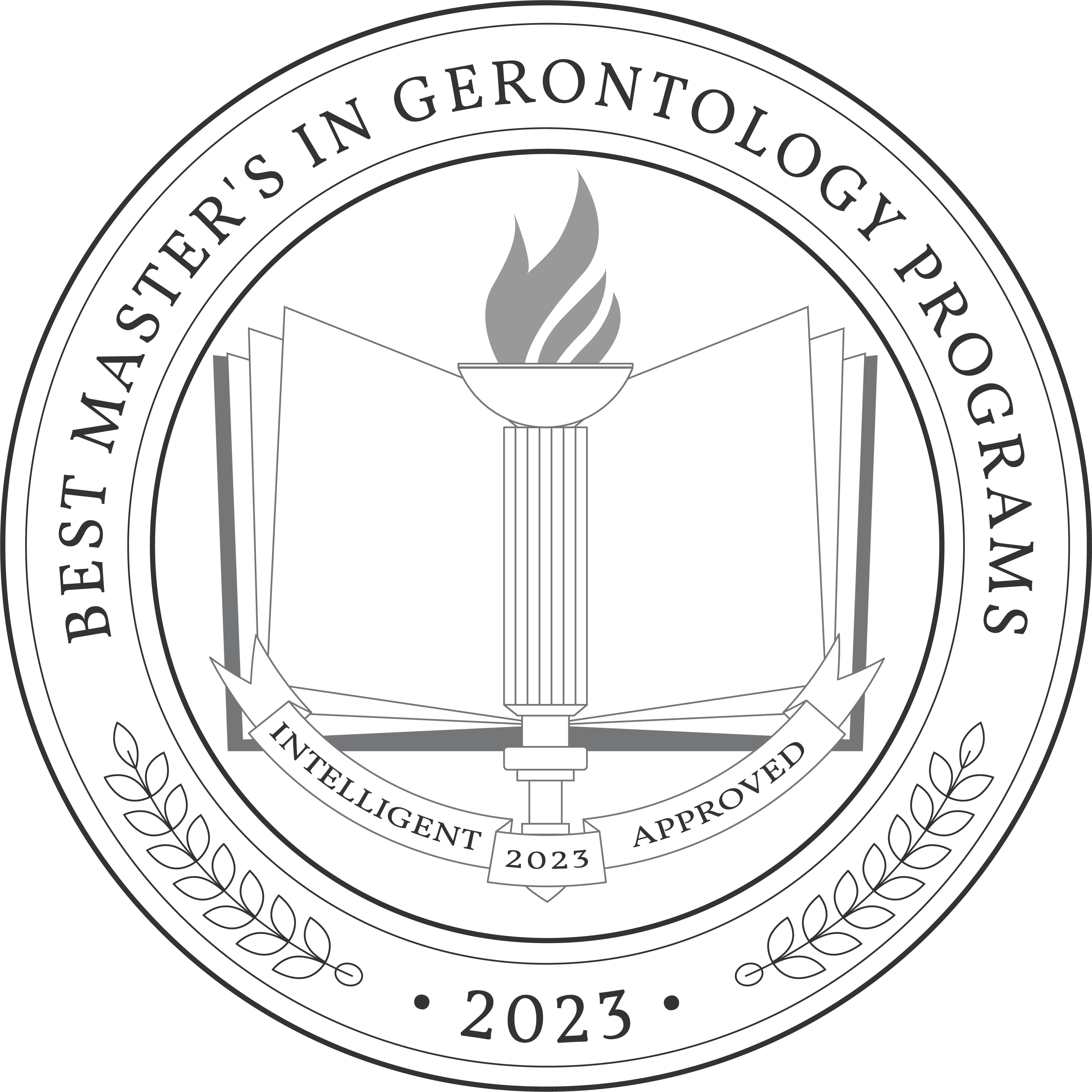 Best Master's in Gerontology Programs badge