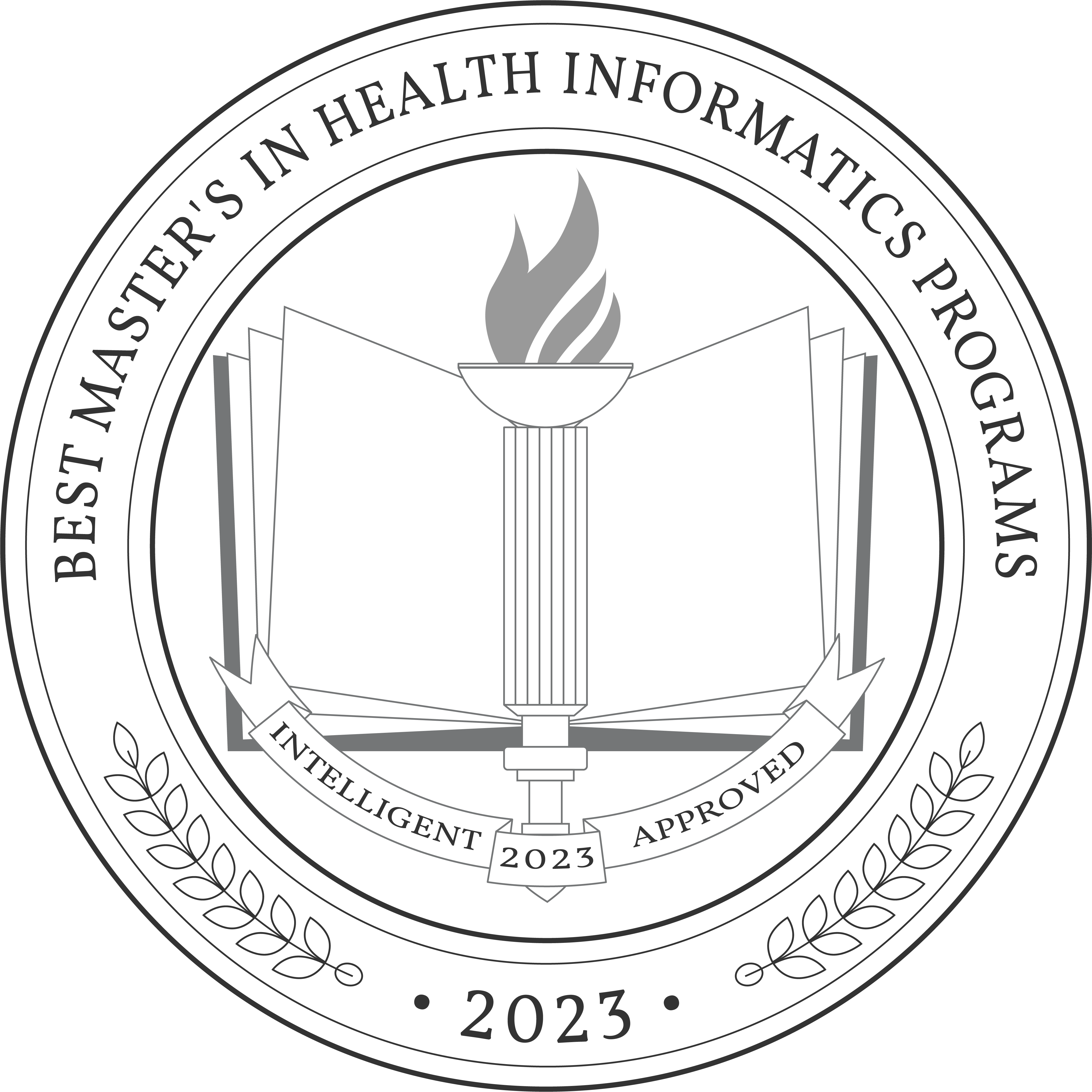 Best Master's in Health informatics Programs badge