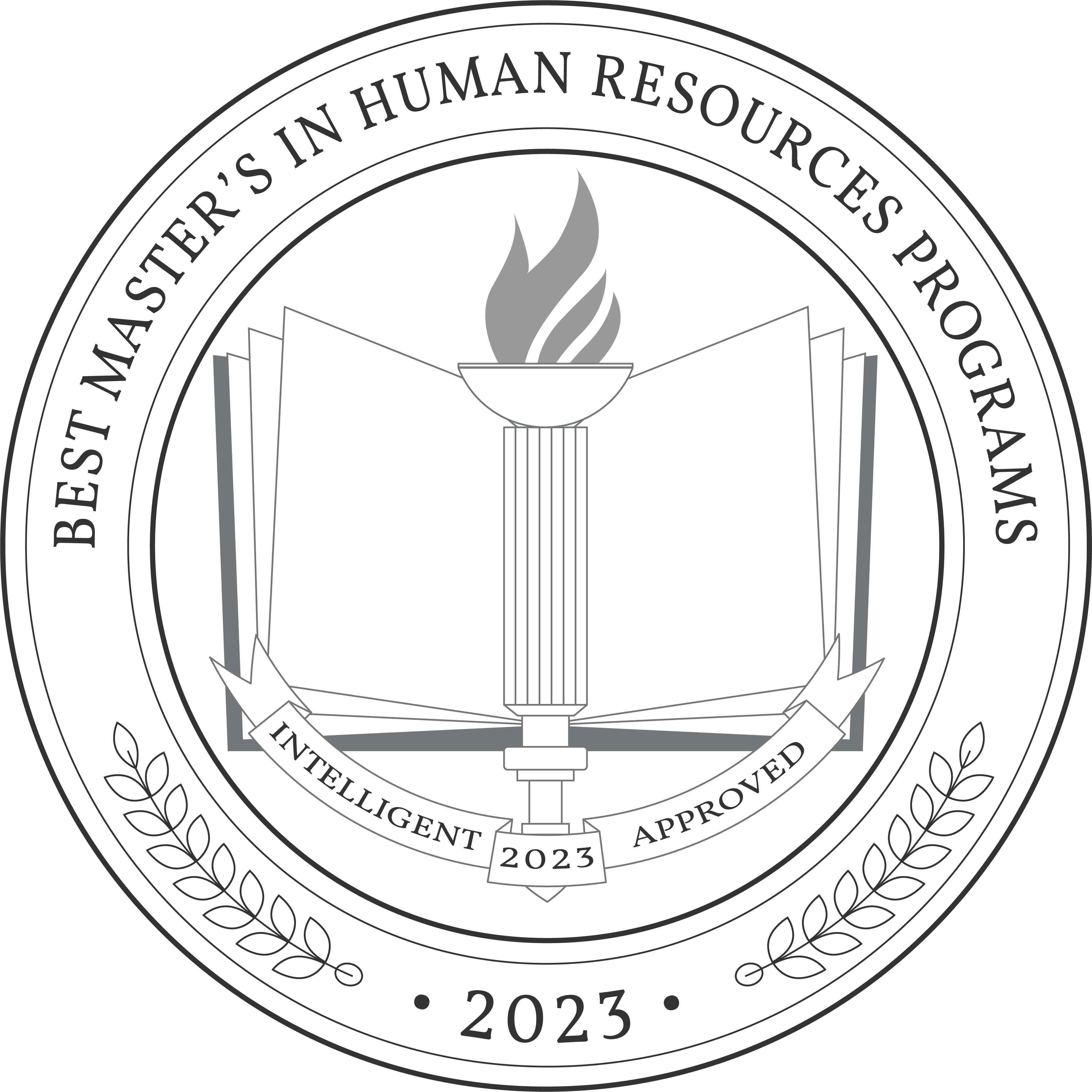 Best Master's in Human Resources Programs badge