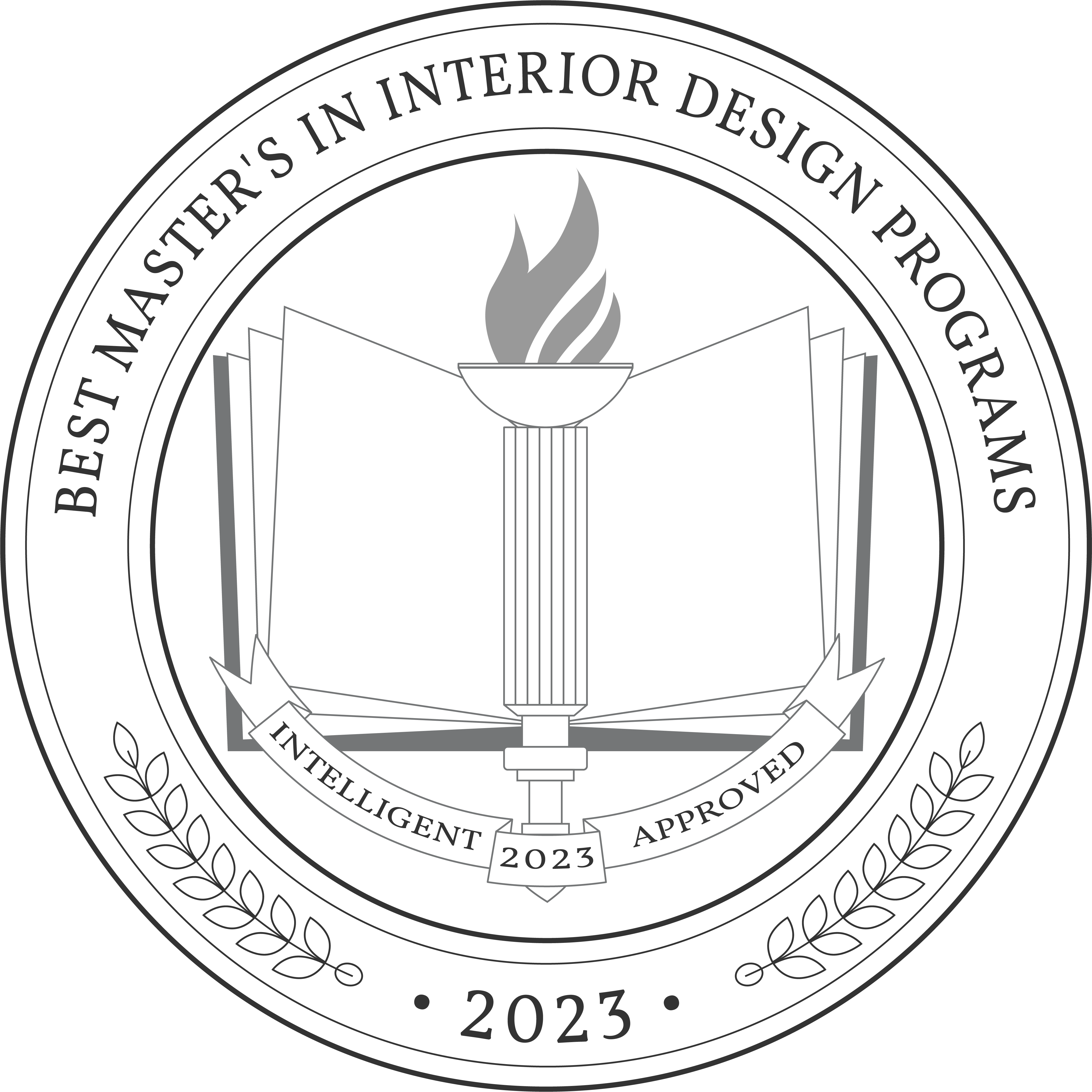 Best Master's in Interior Design Programs badge