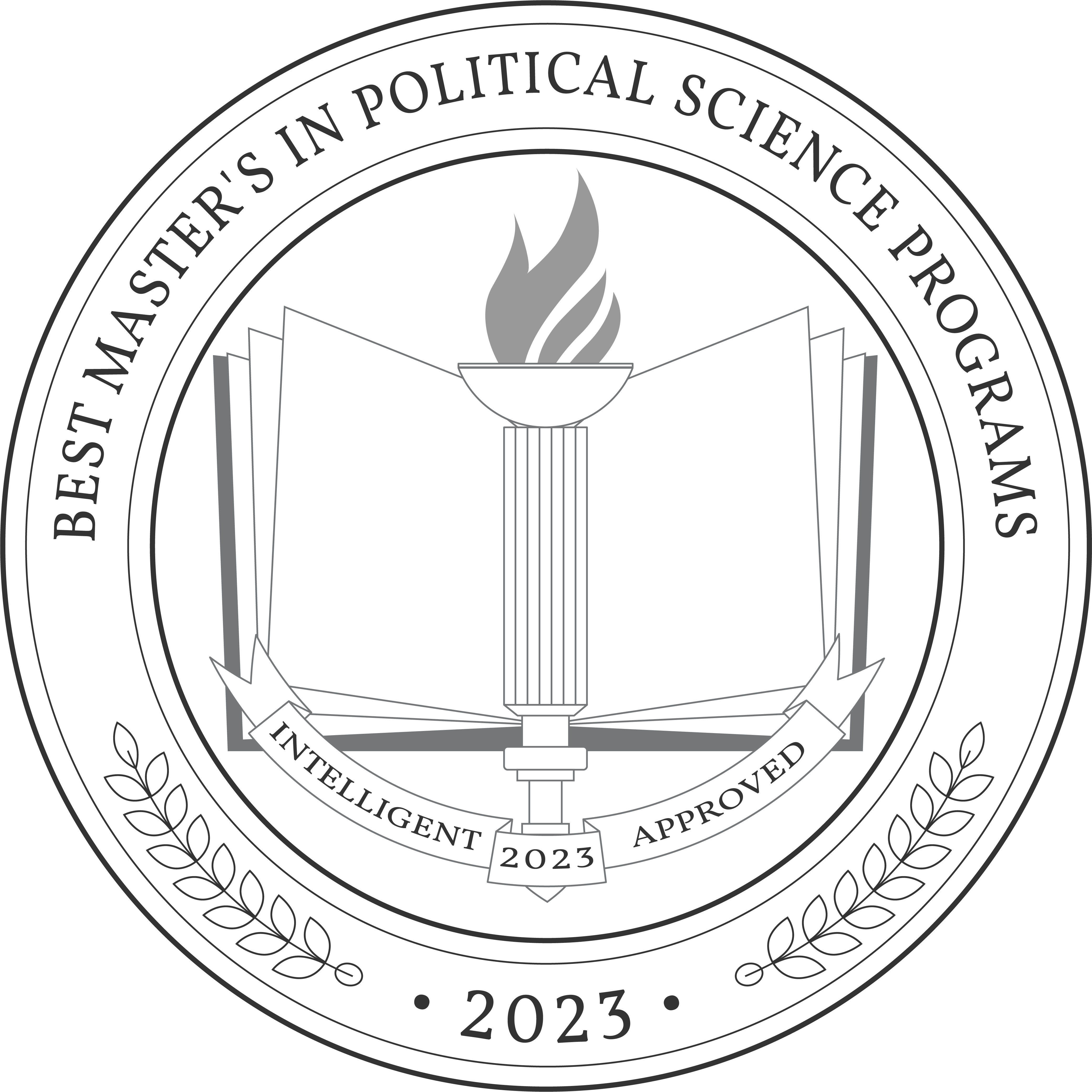 Best Master's in Political Science Programs badge