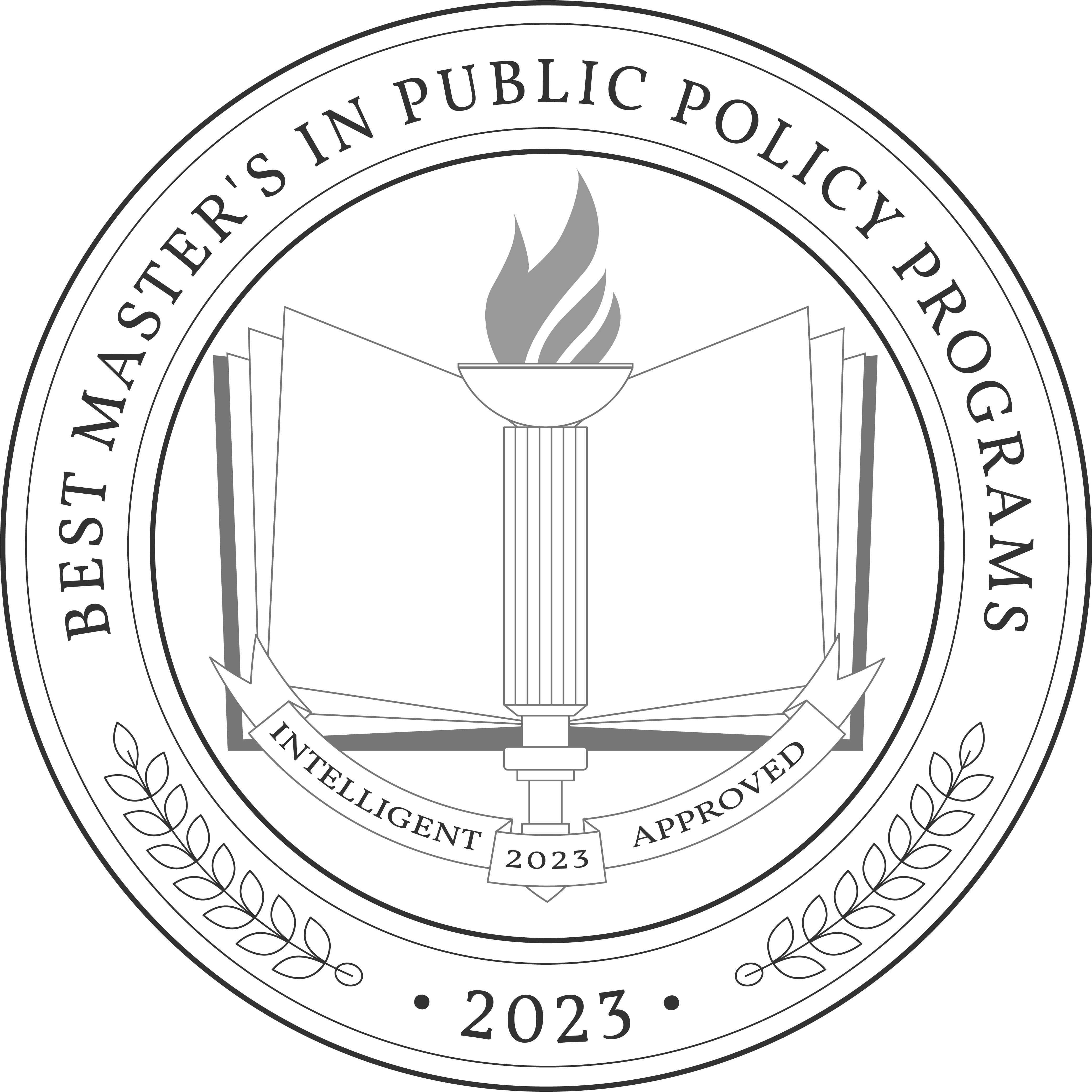 Best Master's in Public Policy Programs badge