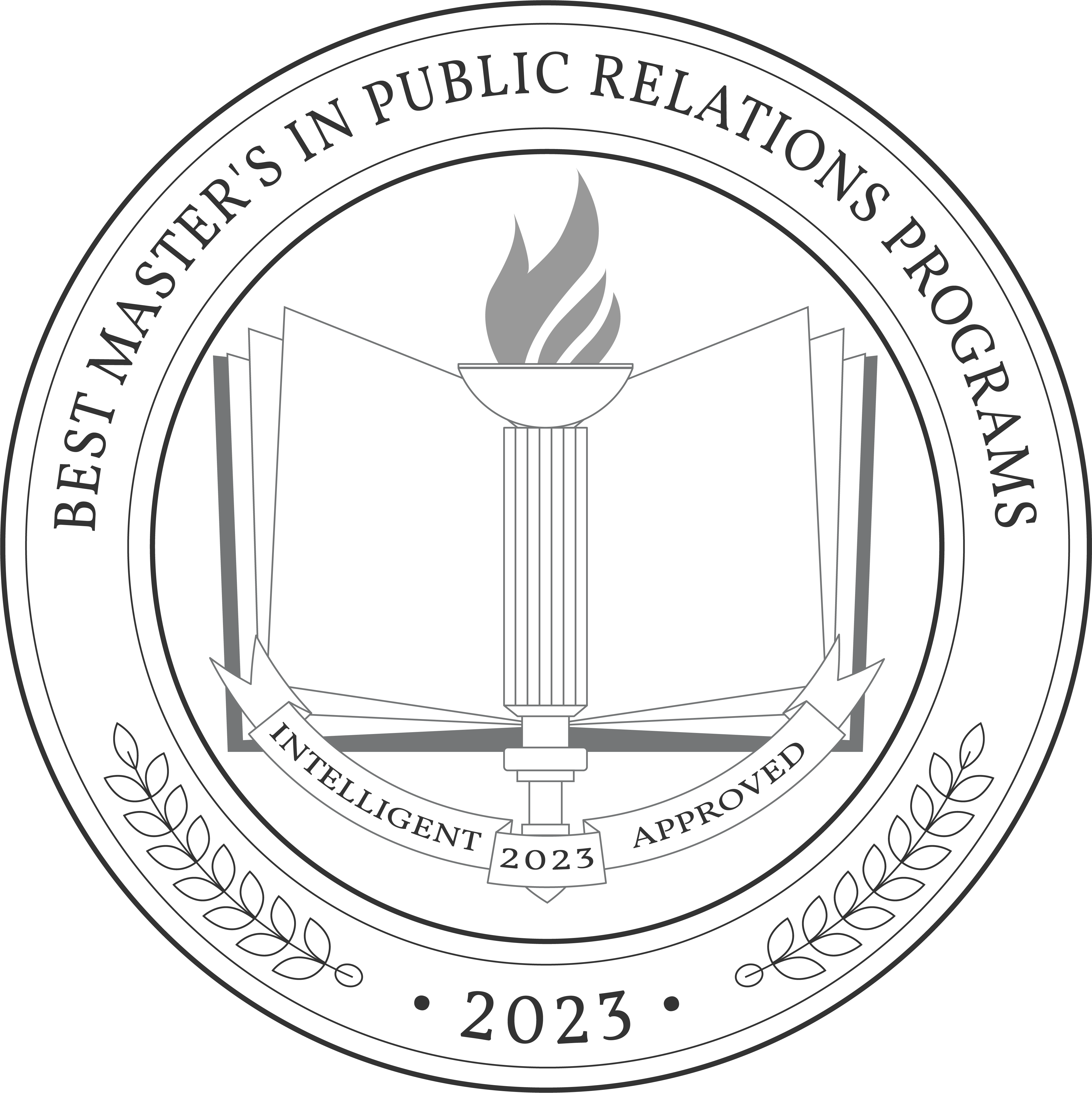 Best Master's in Public Relations Programs badge