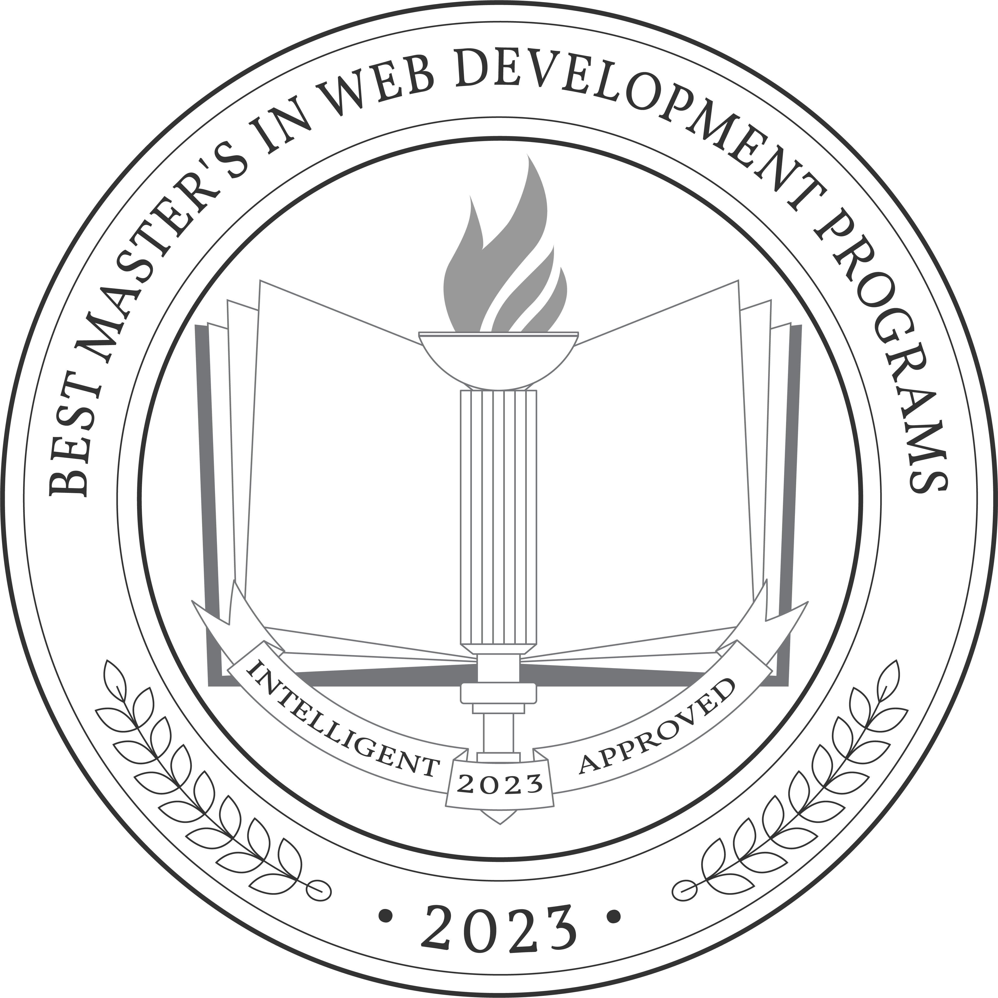Best Master's in Web Development Programs badge