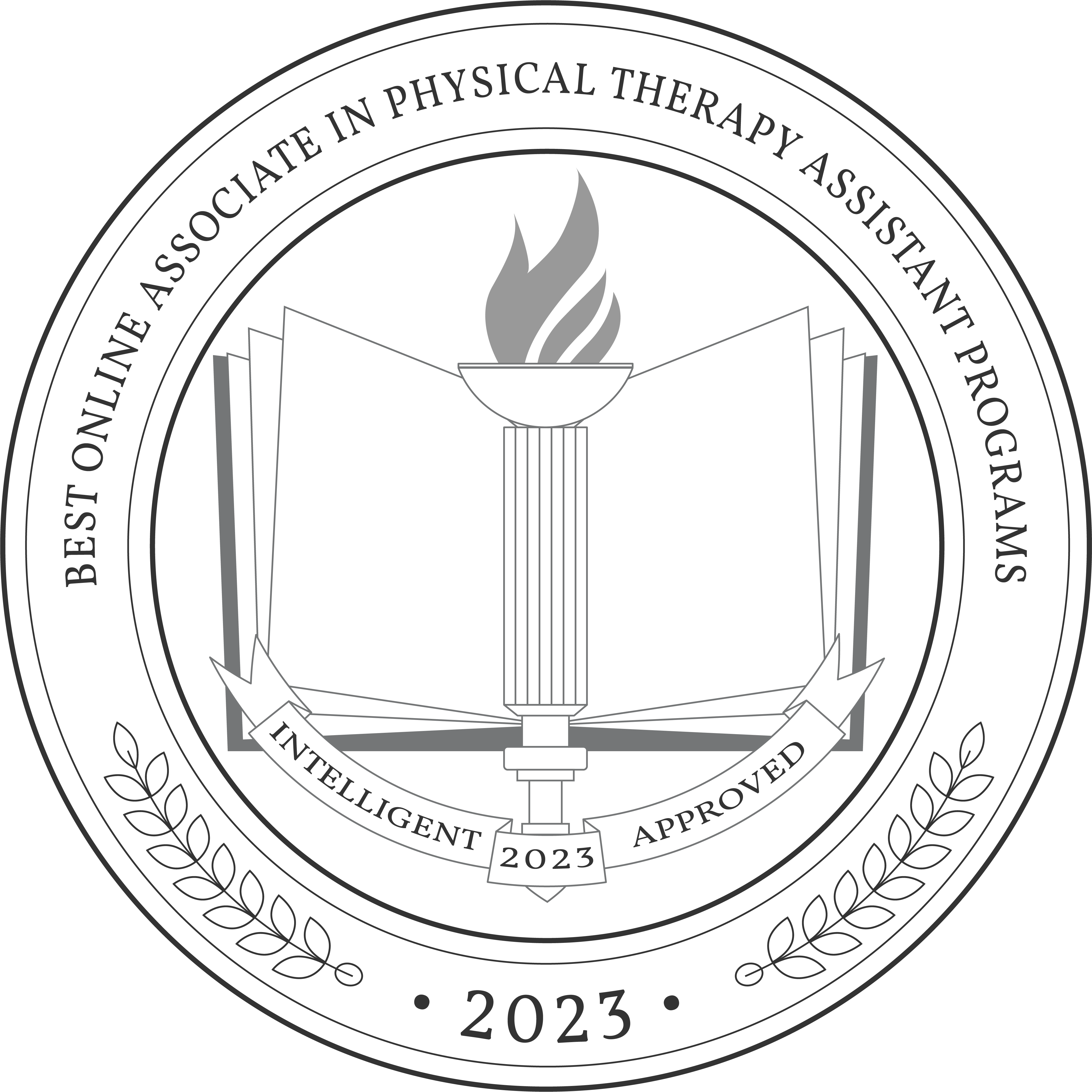 Best Online Associate in Physical Therapy Assistant Programs badge