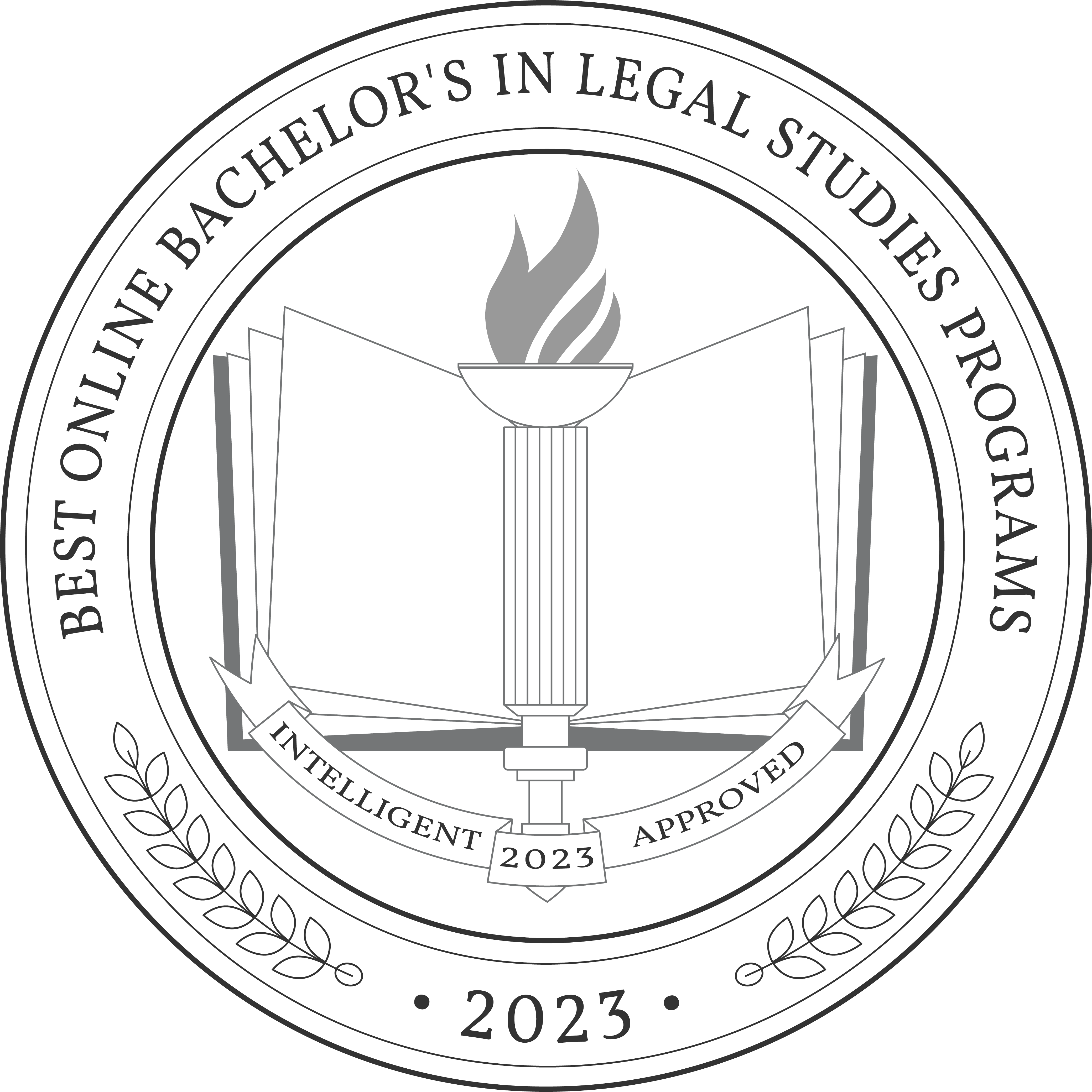 Best Online Bachelor's in Legal Studies Programs badge