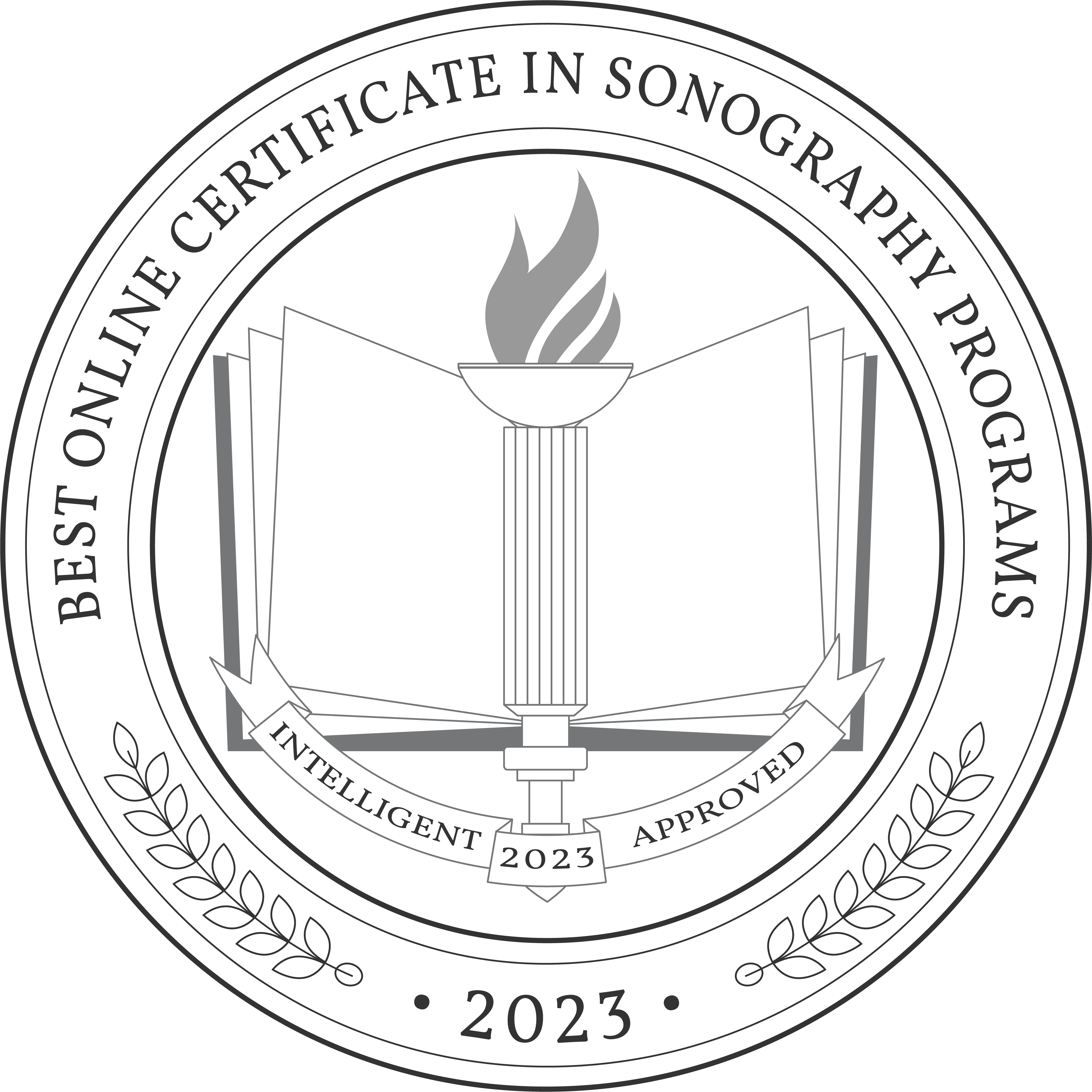 Best Online Certificate in Sonography Programs badge