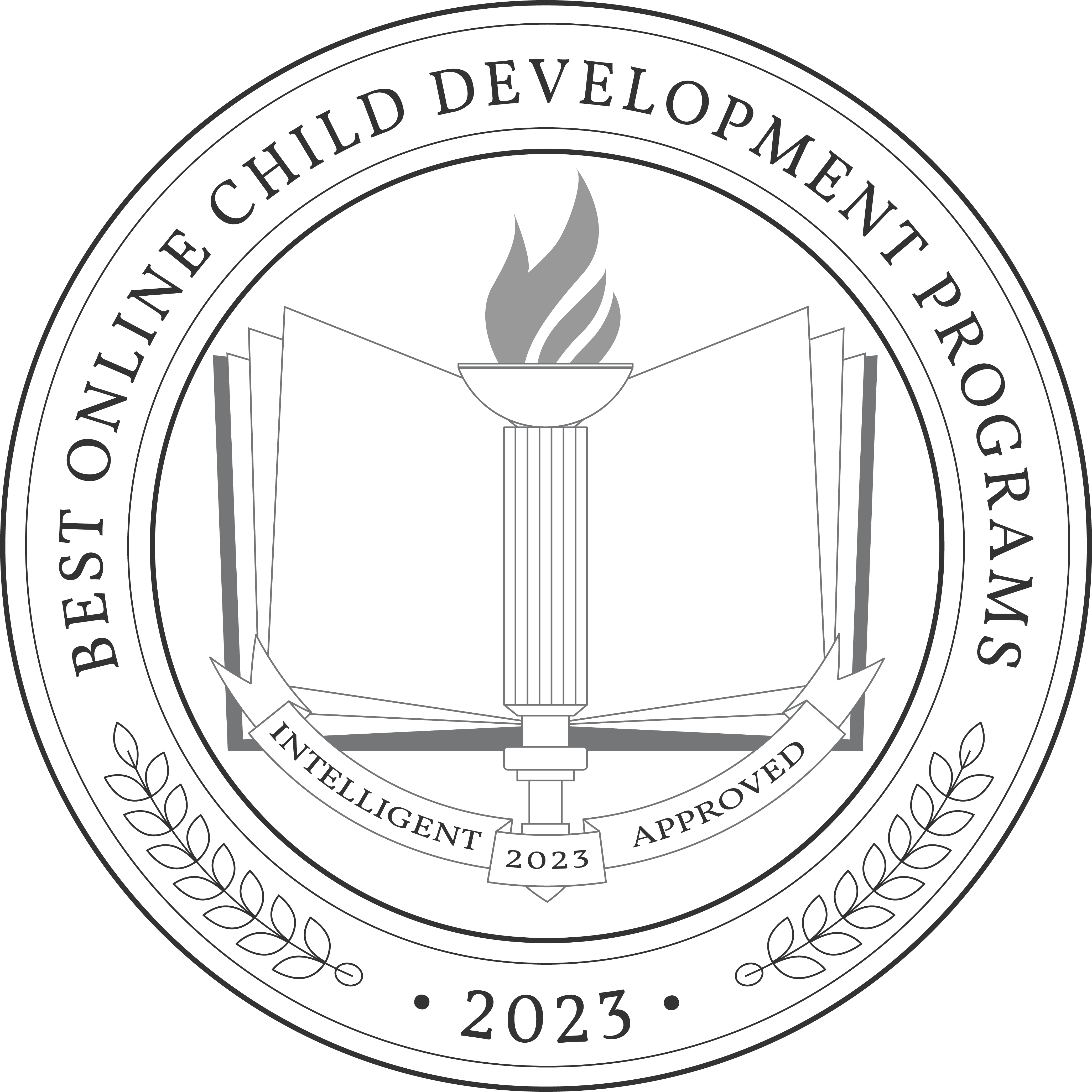 Best Online Child Development Programs badge