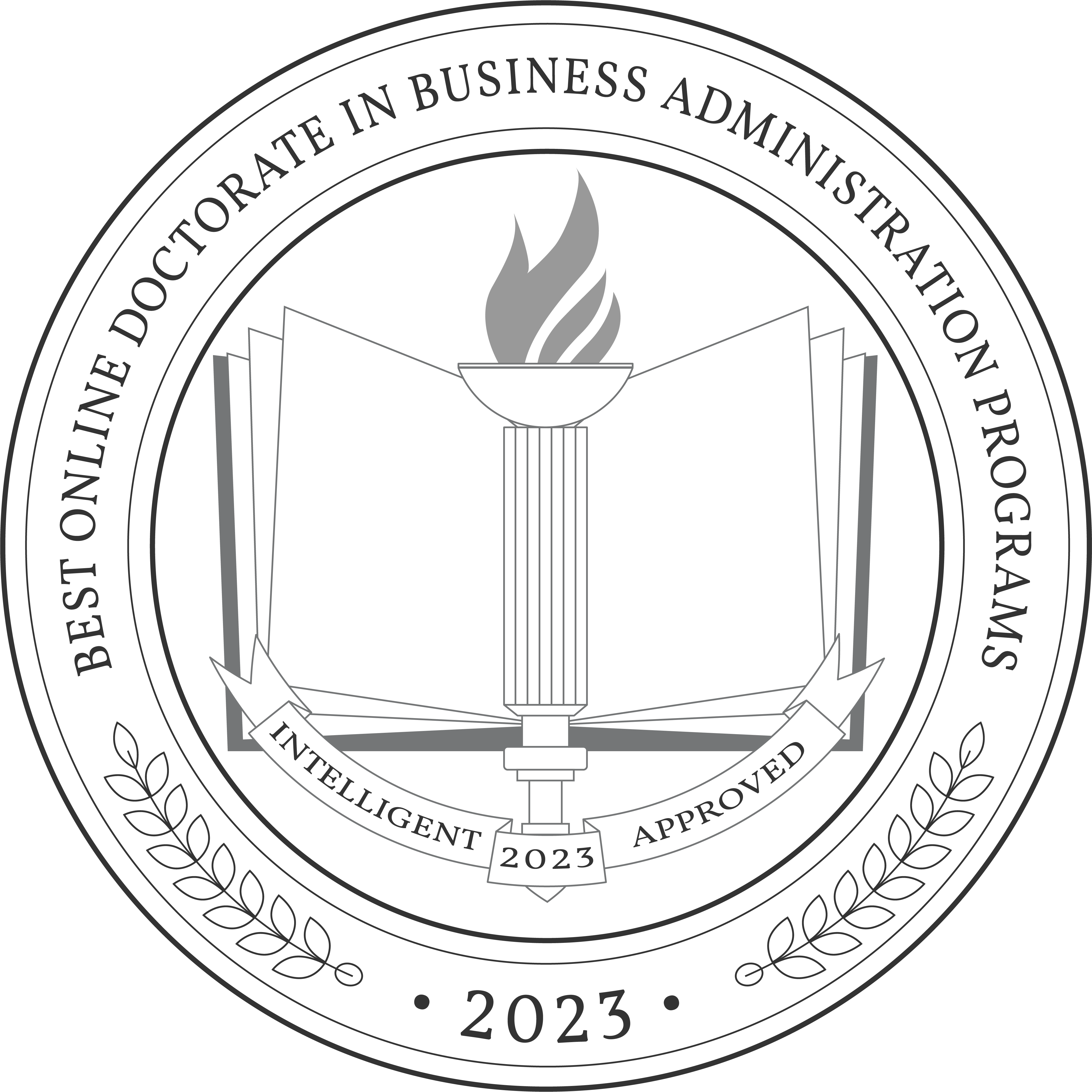 Best Online Doctorate in Business Administration Programs badge
