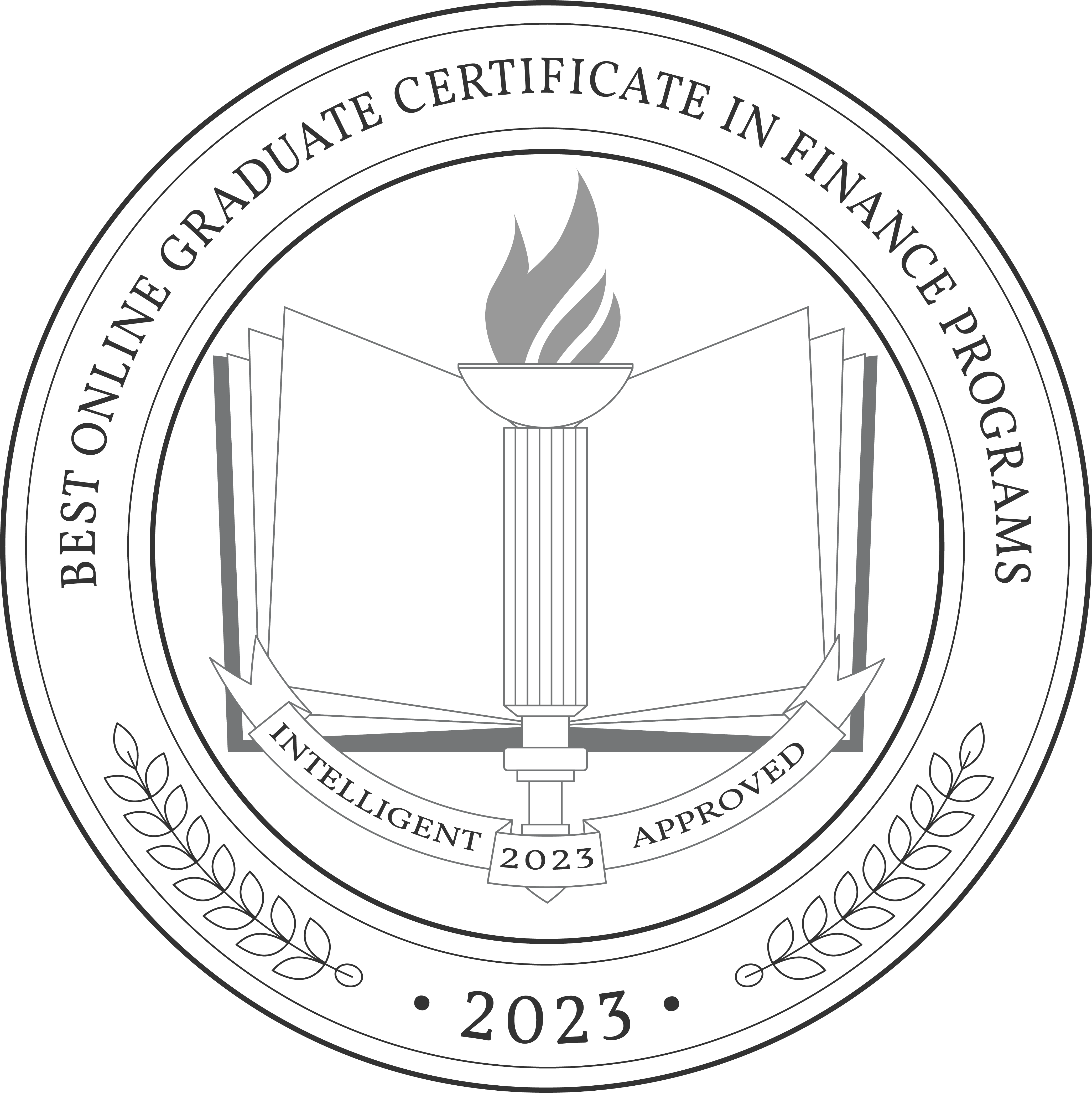 Best Online Graduate Certificate in Finance Programs badge