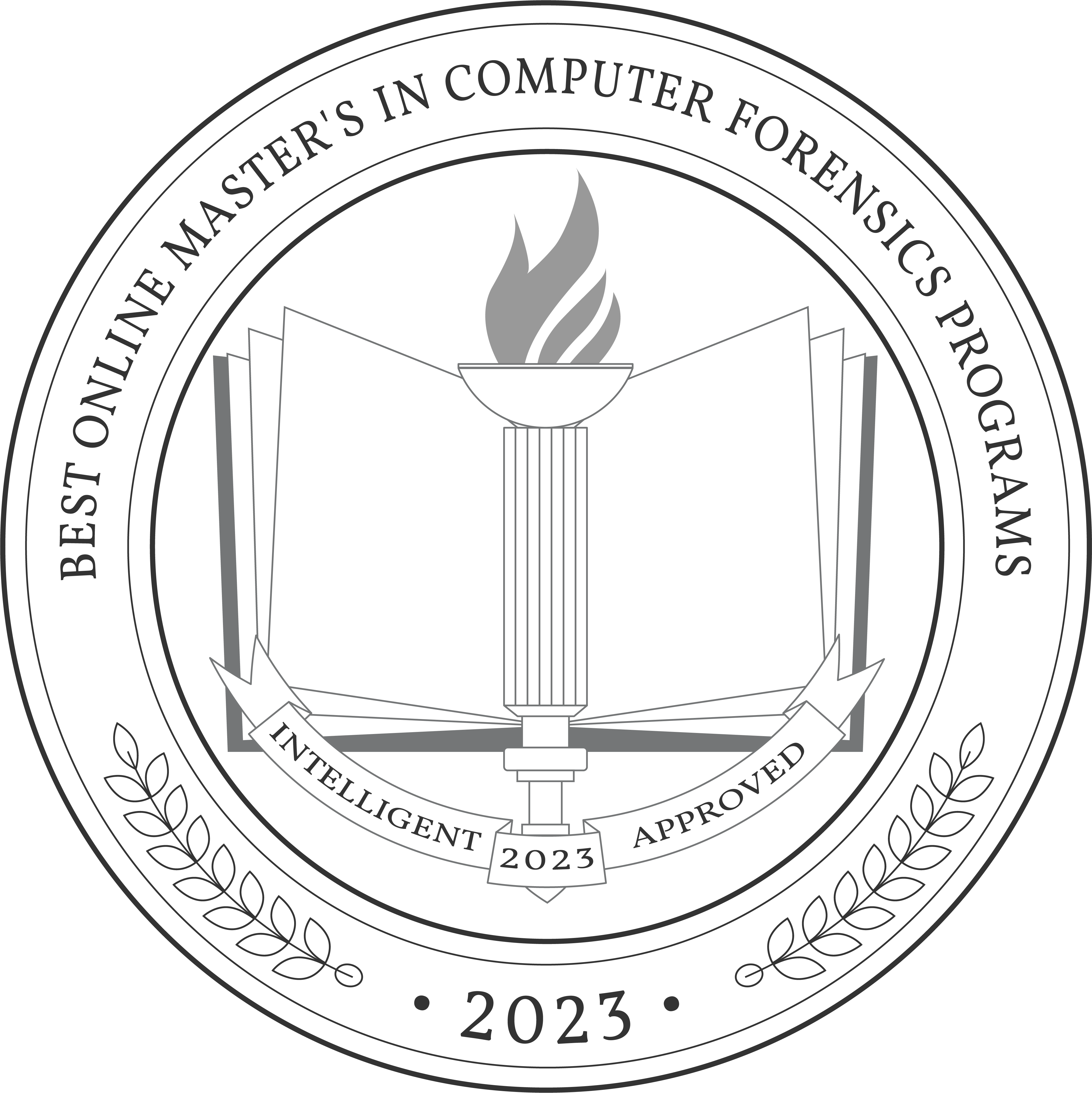 Best Online Master's in Computer Forensics Programs badge