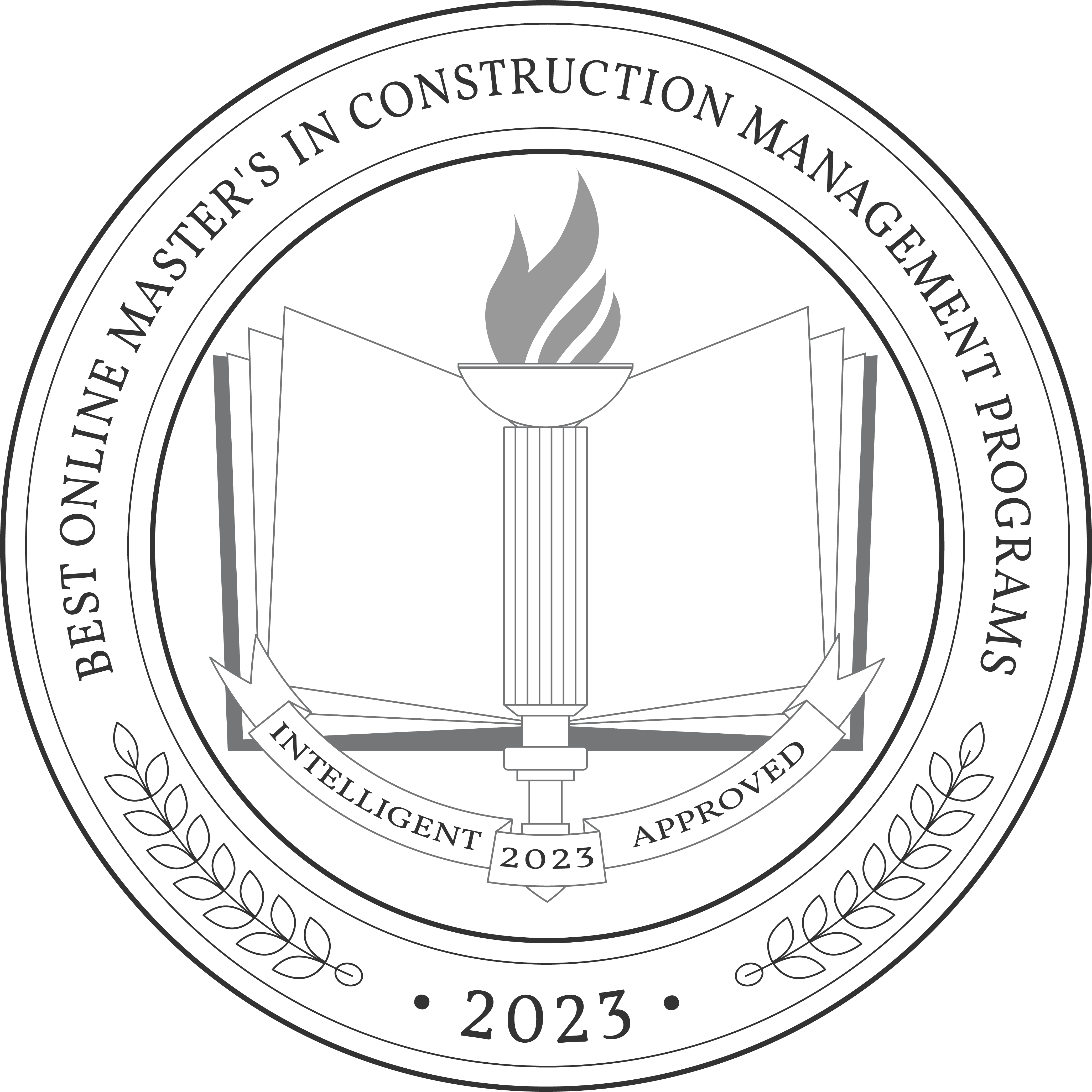 Best Online Master's in Construction Management Programs badge