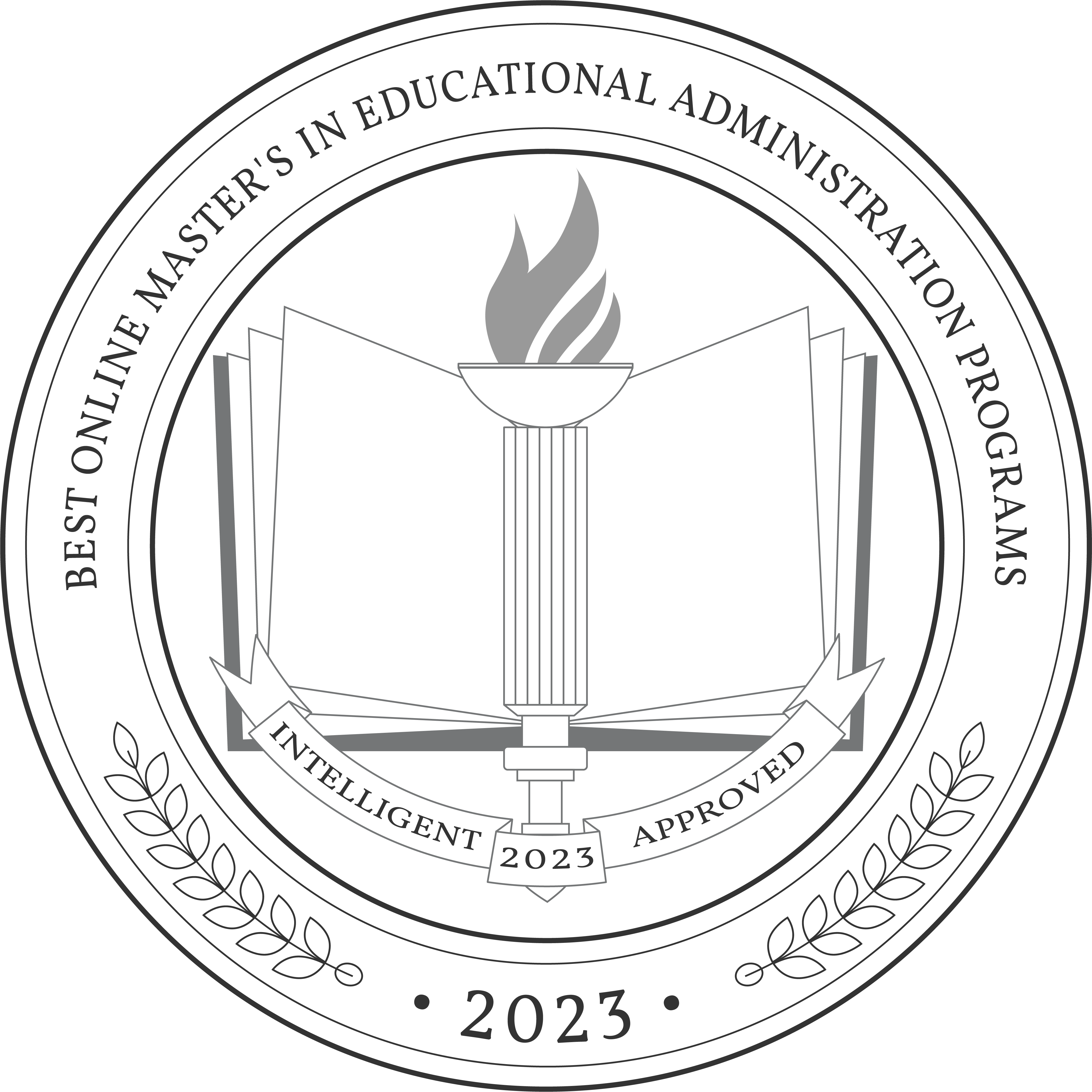Best Online Master's in Educational Administration Programs badge