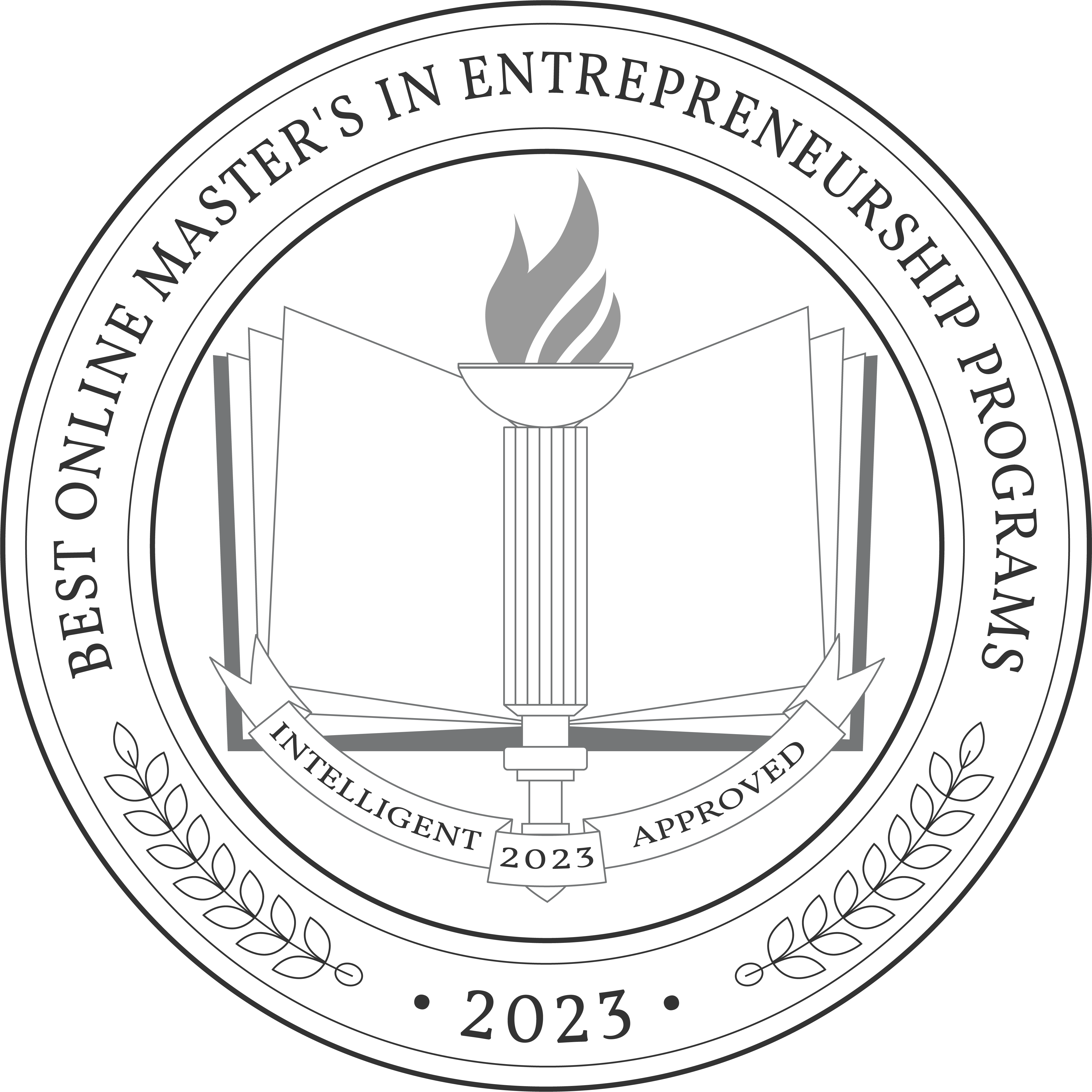 Best Online Master's in Entrepreneurship Programs badge