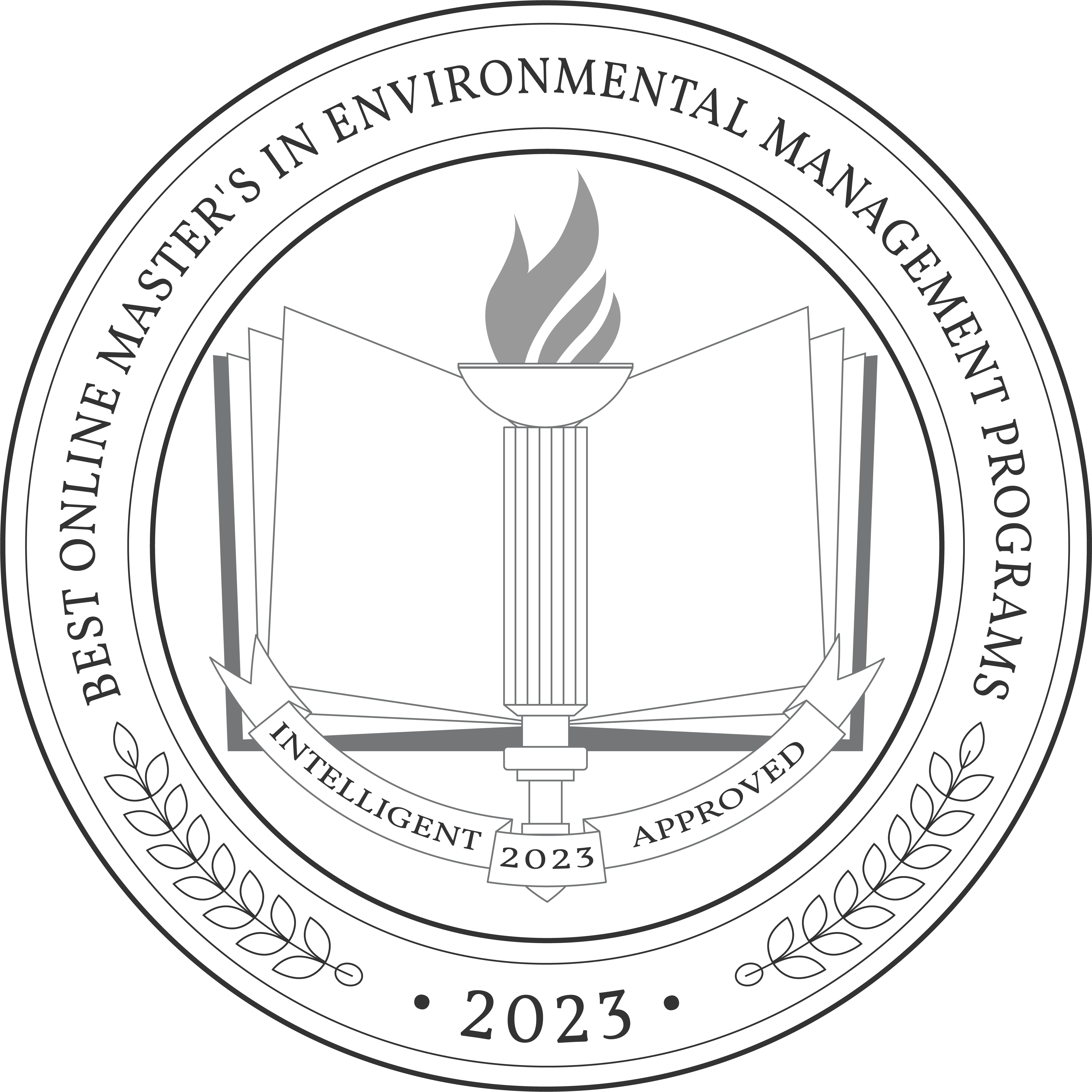 Best Online Master's in Environmental Management Programs badge