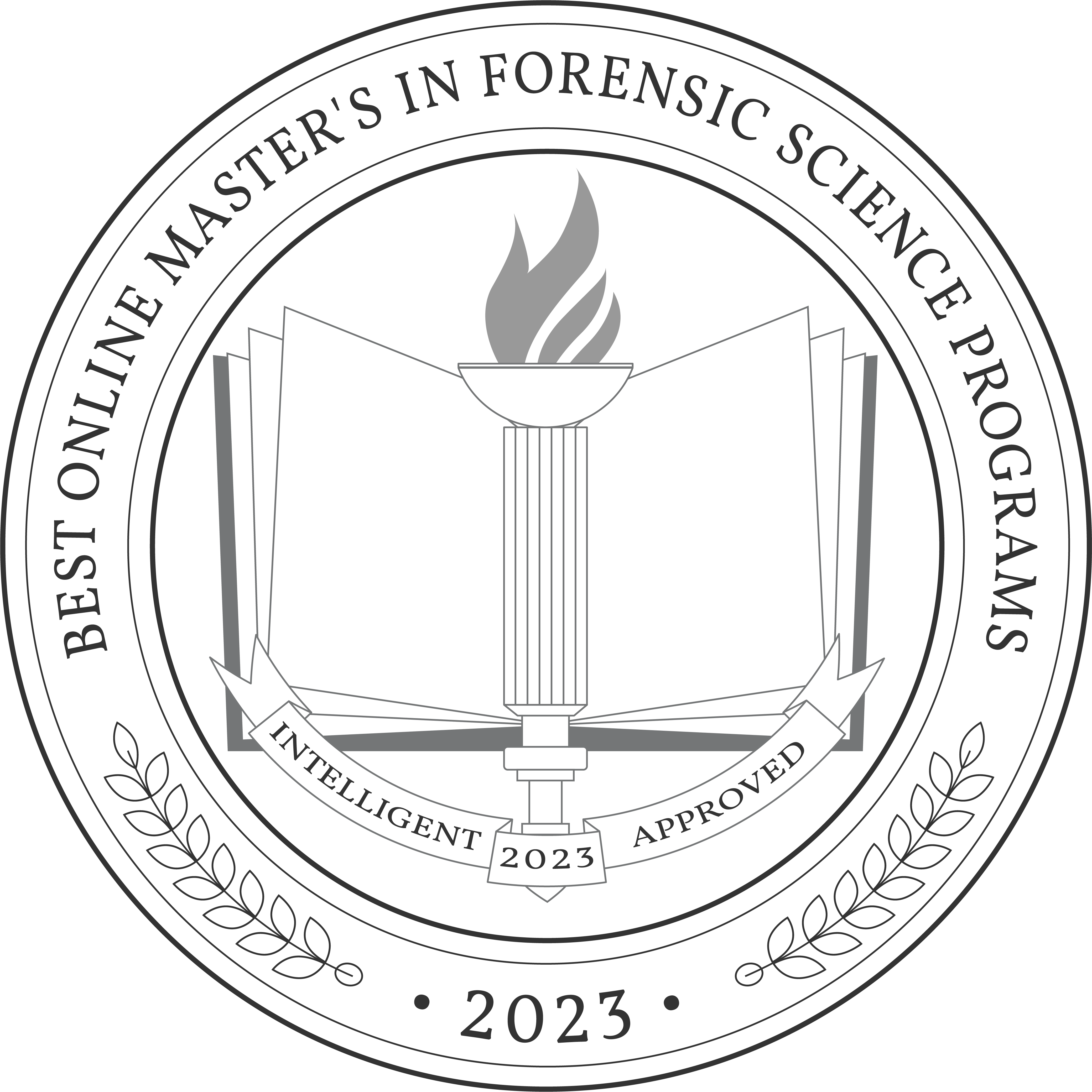 Best Online Master's in Forensic Science Programs badge